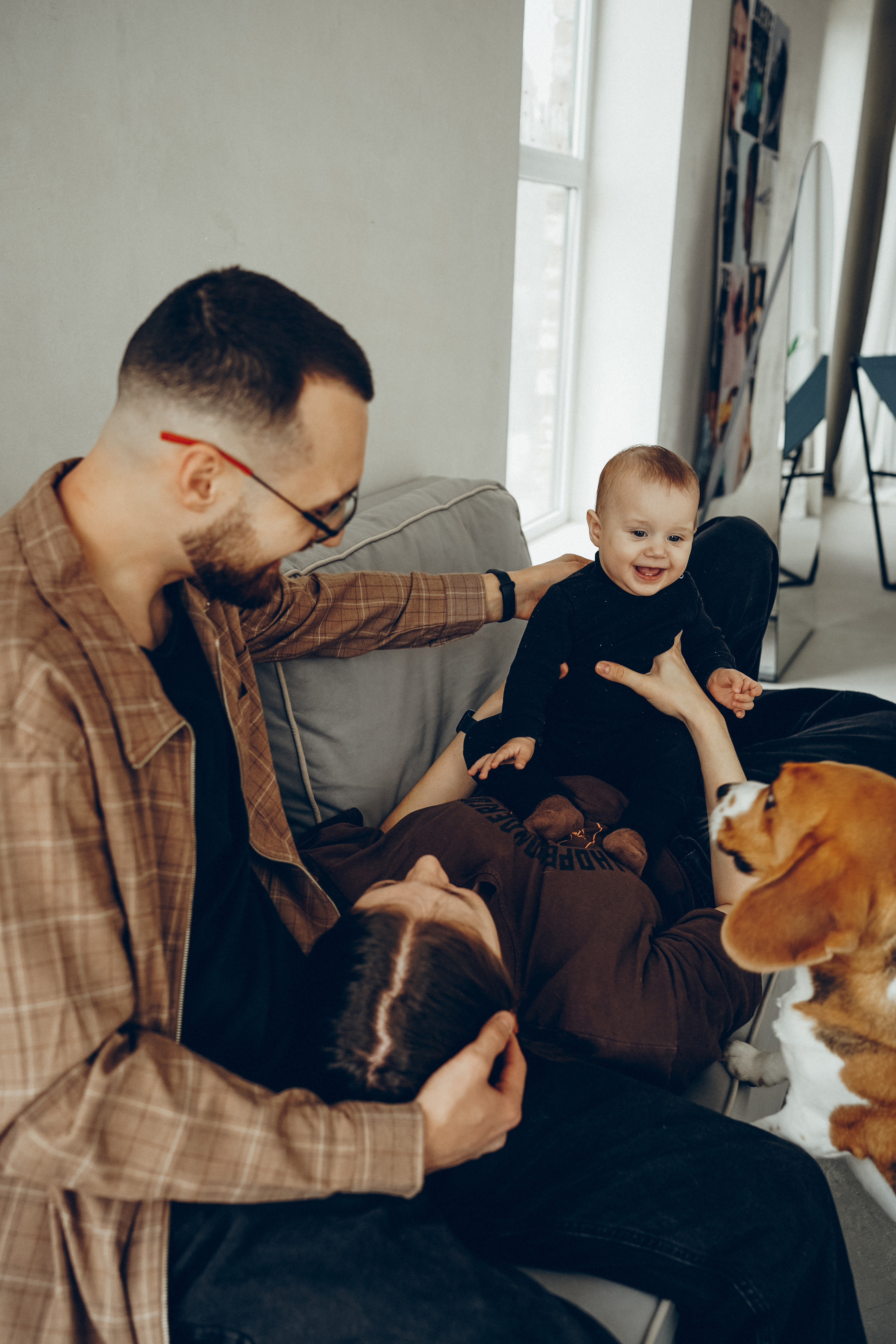 Студийная семейная. Фотограф Москва Ларина Юлия