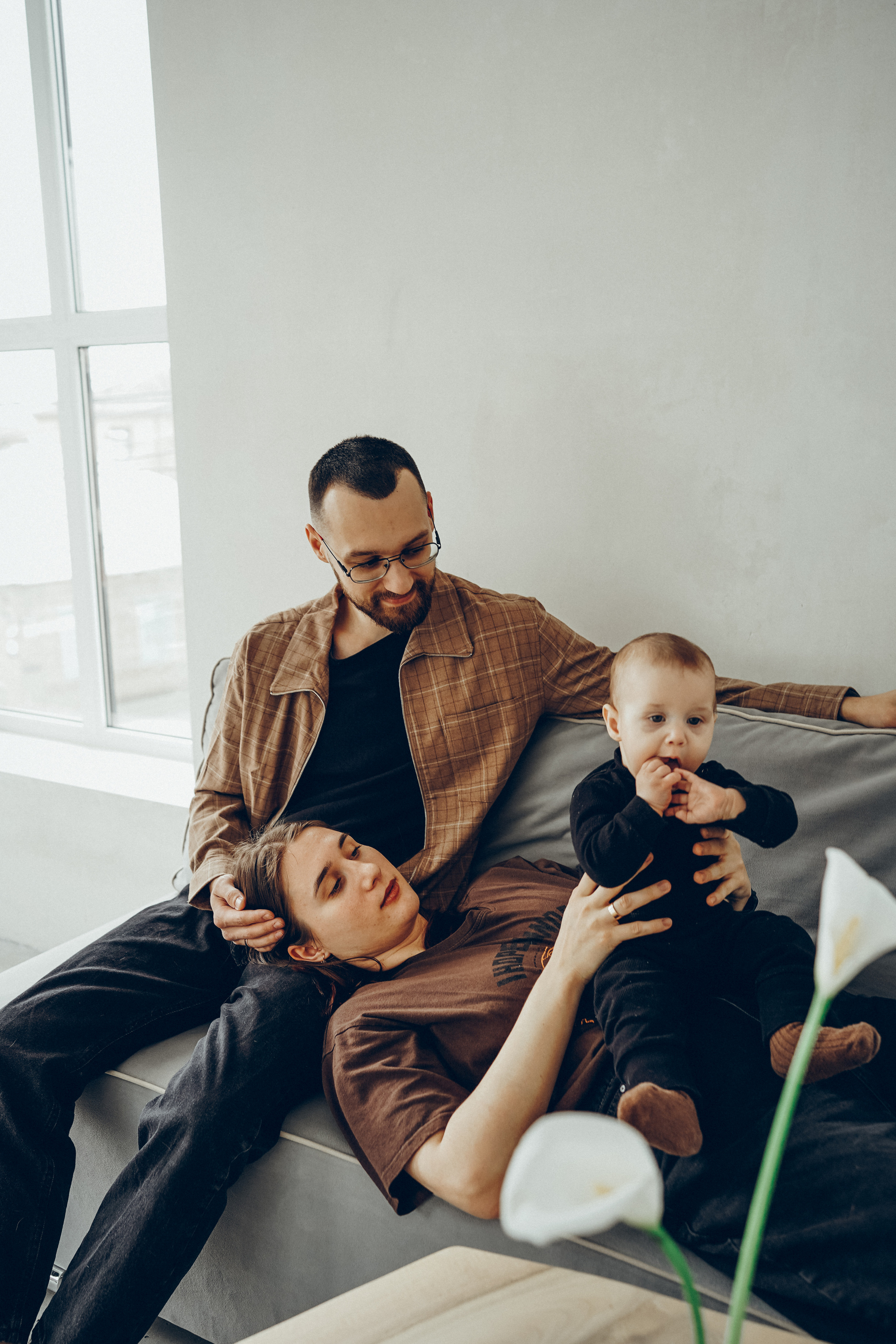 Студийная семейная. Фотограф Москва Ларина Юлия