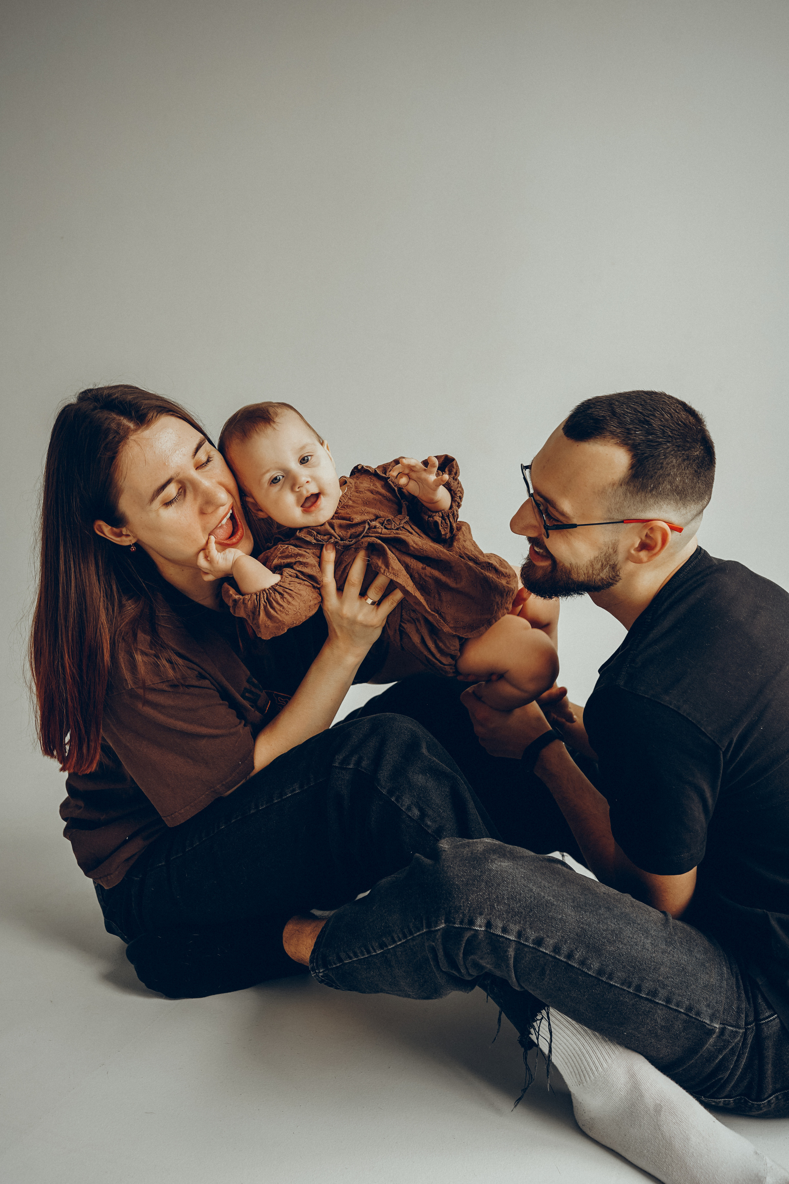 Студийная семейная. Фотограф Москва Ларина Юлия