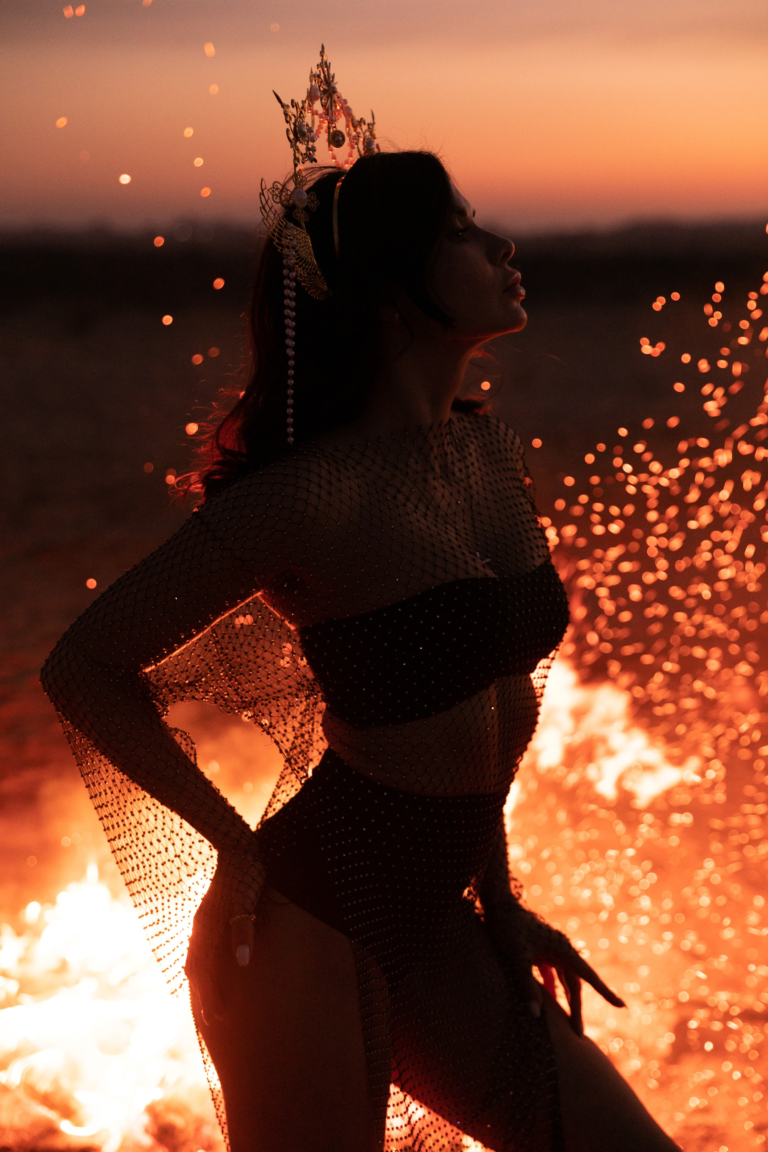 Огненная. Фотограф Вероника Яцына в Ташкенте