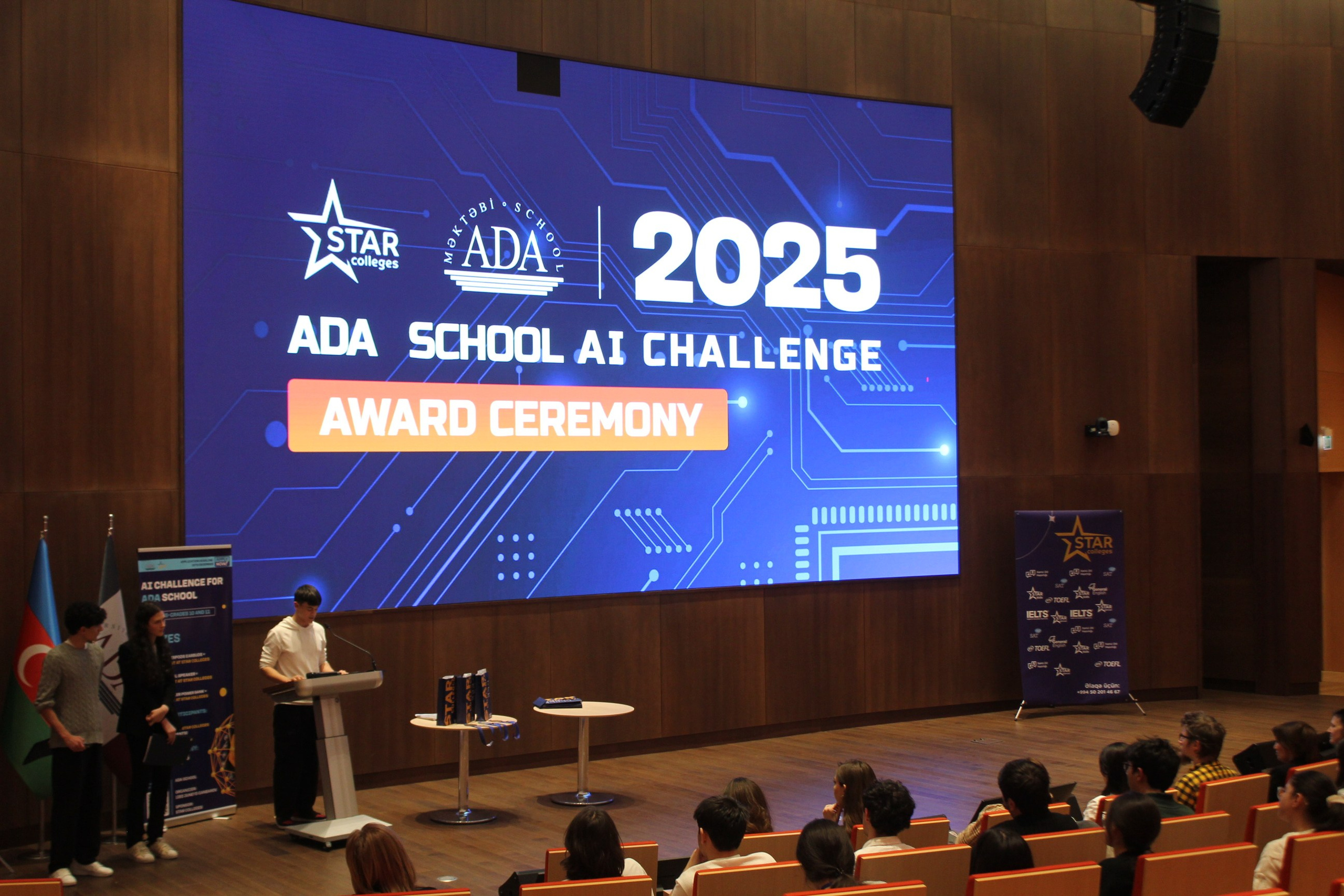 The Award Ceremony for the AI Olympiad — School Level (2024). IIMACS — The International Institute of Mathematics, AI & Computer Science