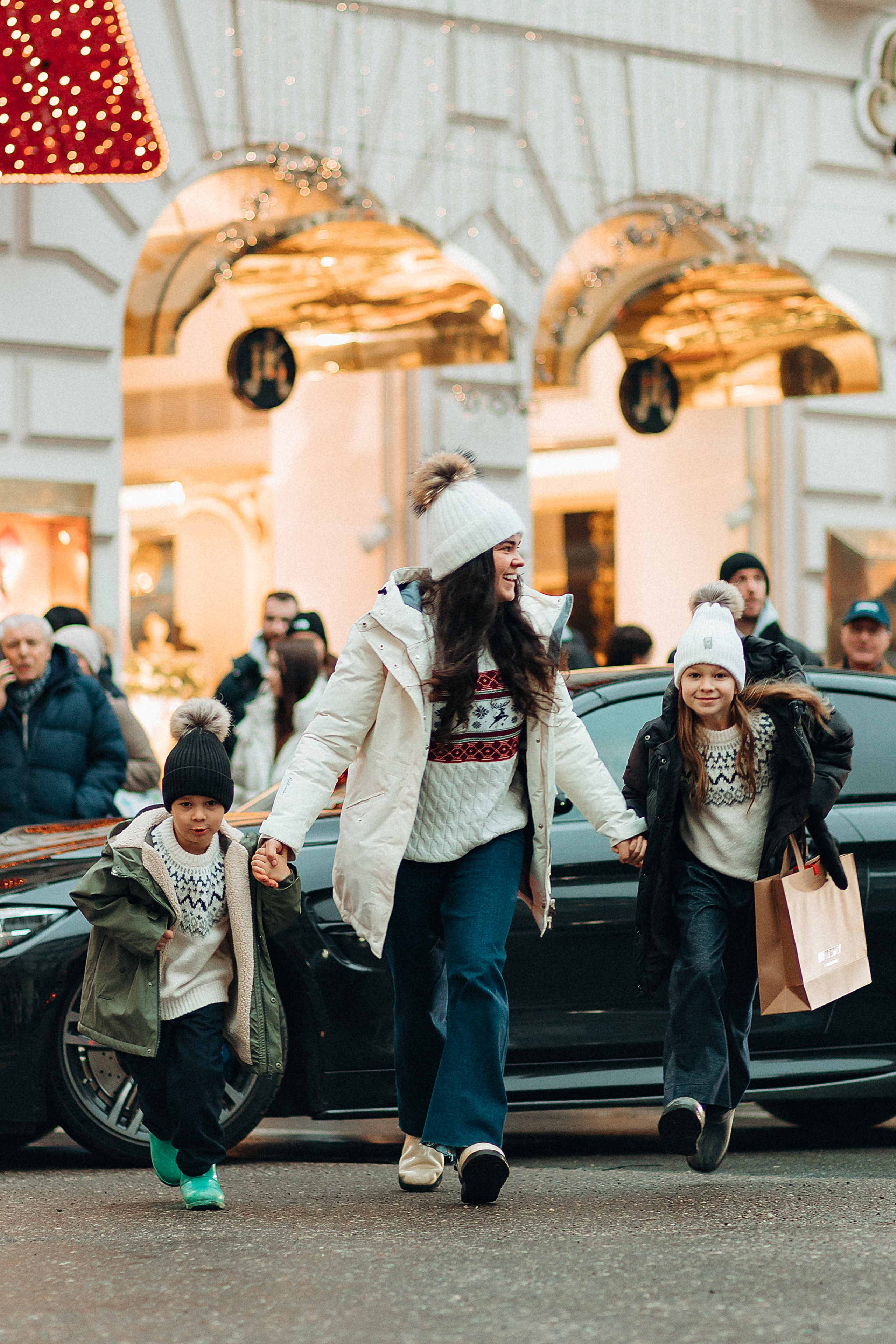 Familie im Stadt. Fotografin Wien Alona Kim