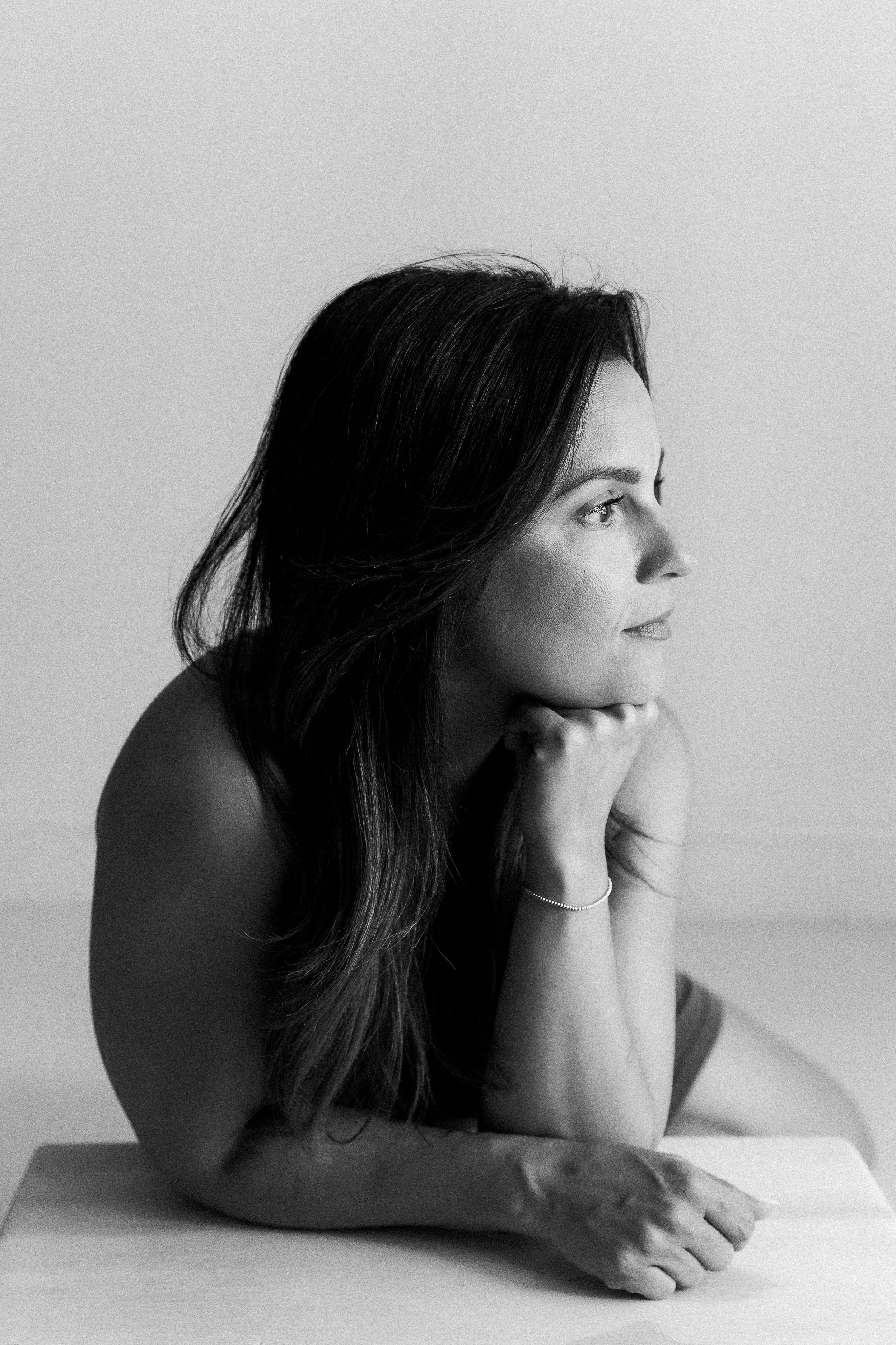 S. Rawnoir- Portrait photography by Daria Paliy.Timeless black&white portraits of women in NYC area