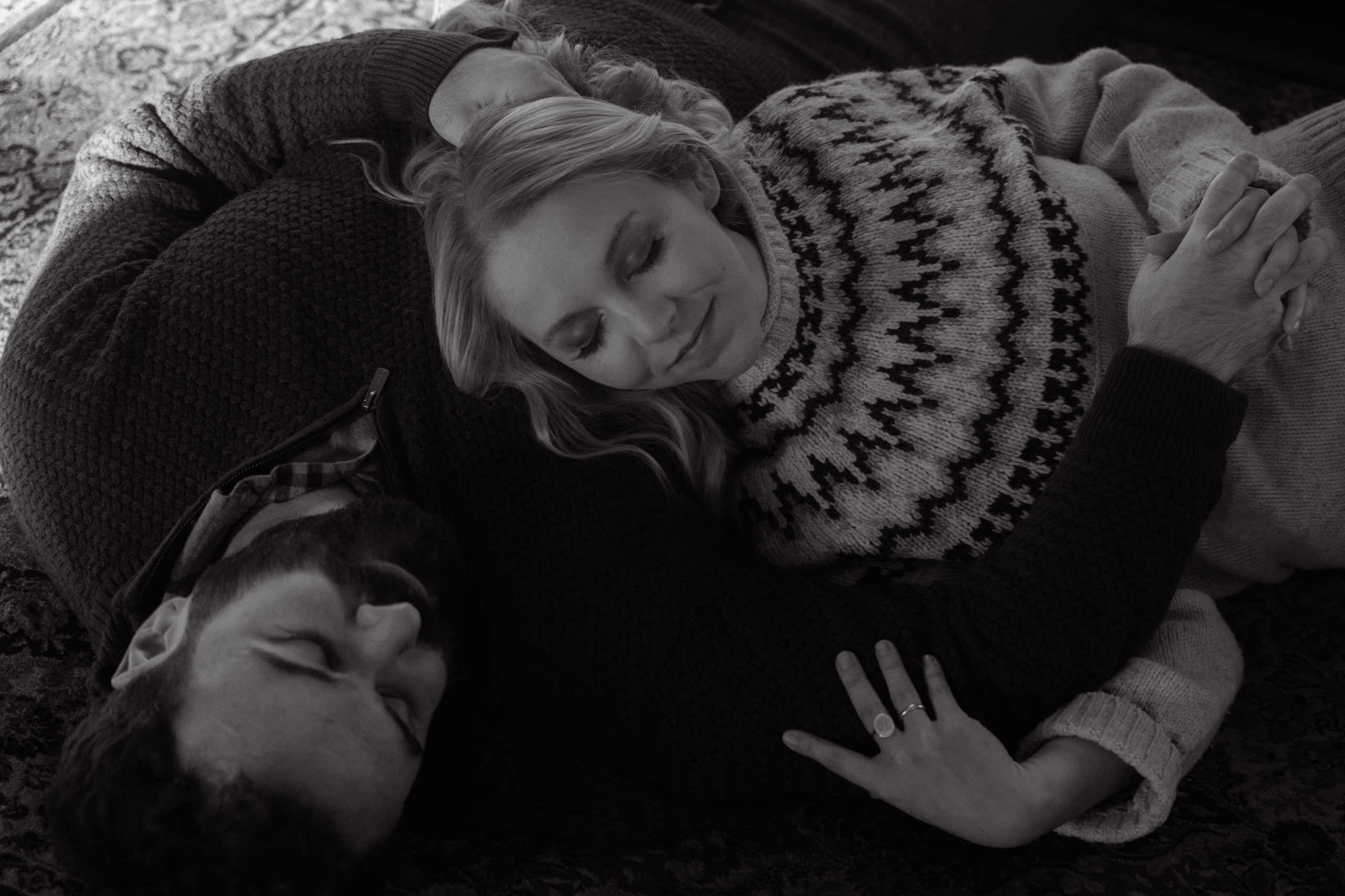 Connecticut Couple Photography — Intimate Home Session. Daria Deschain Cinematic Photography in Connecticut