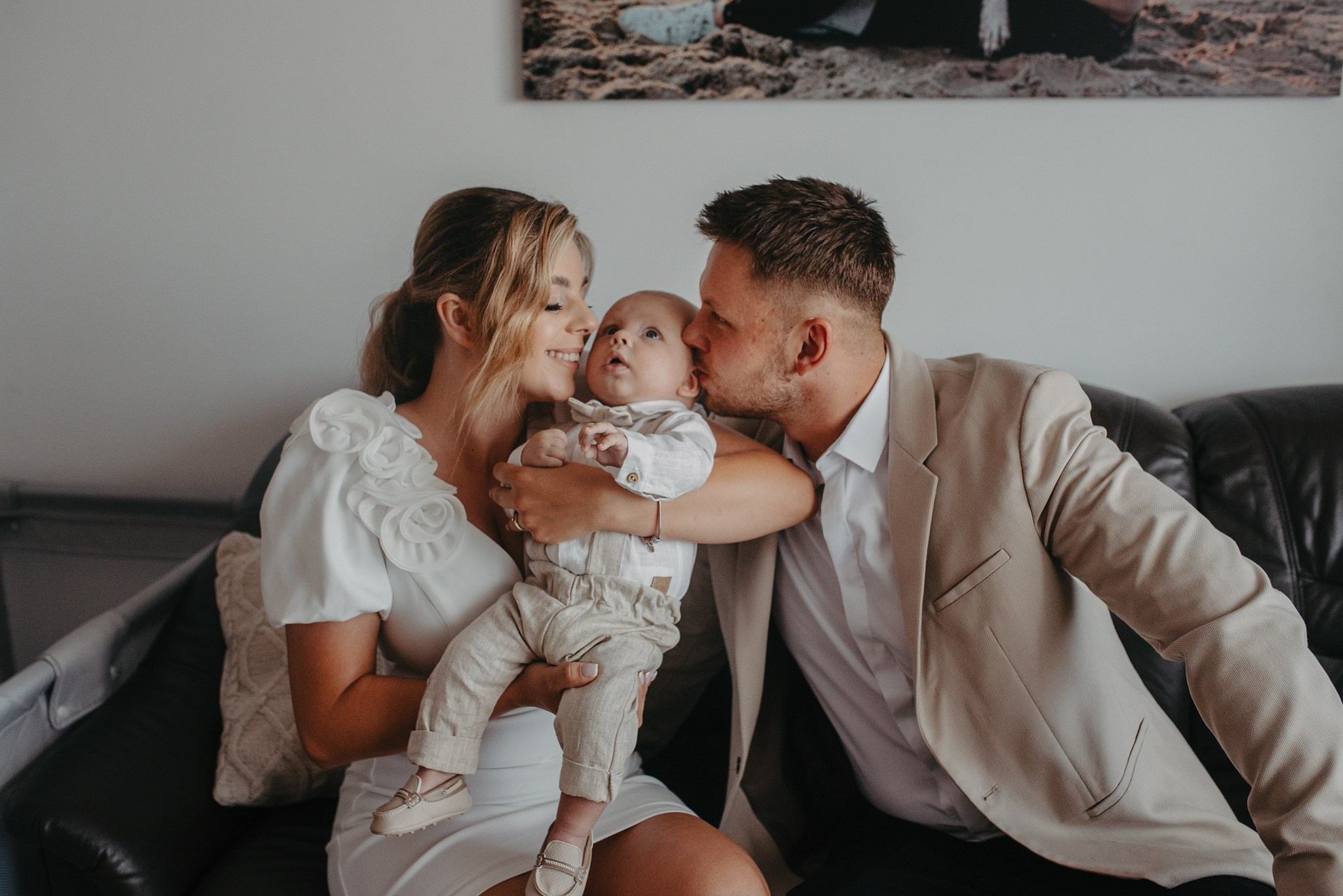 Chrzest Św. Jasia. Dominika Strachacka Fotografia | Fotograf ślubny i rodzinny Opole Lubelskie Lublin