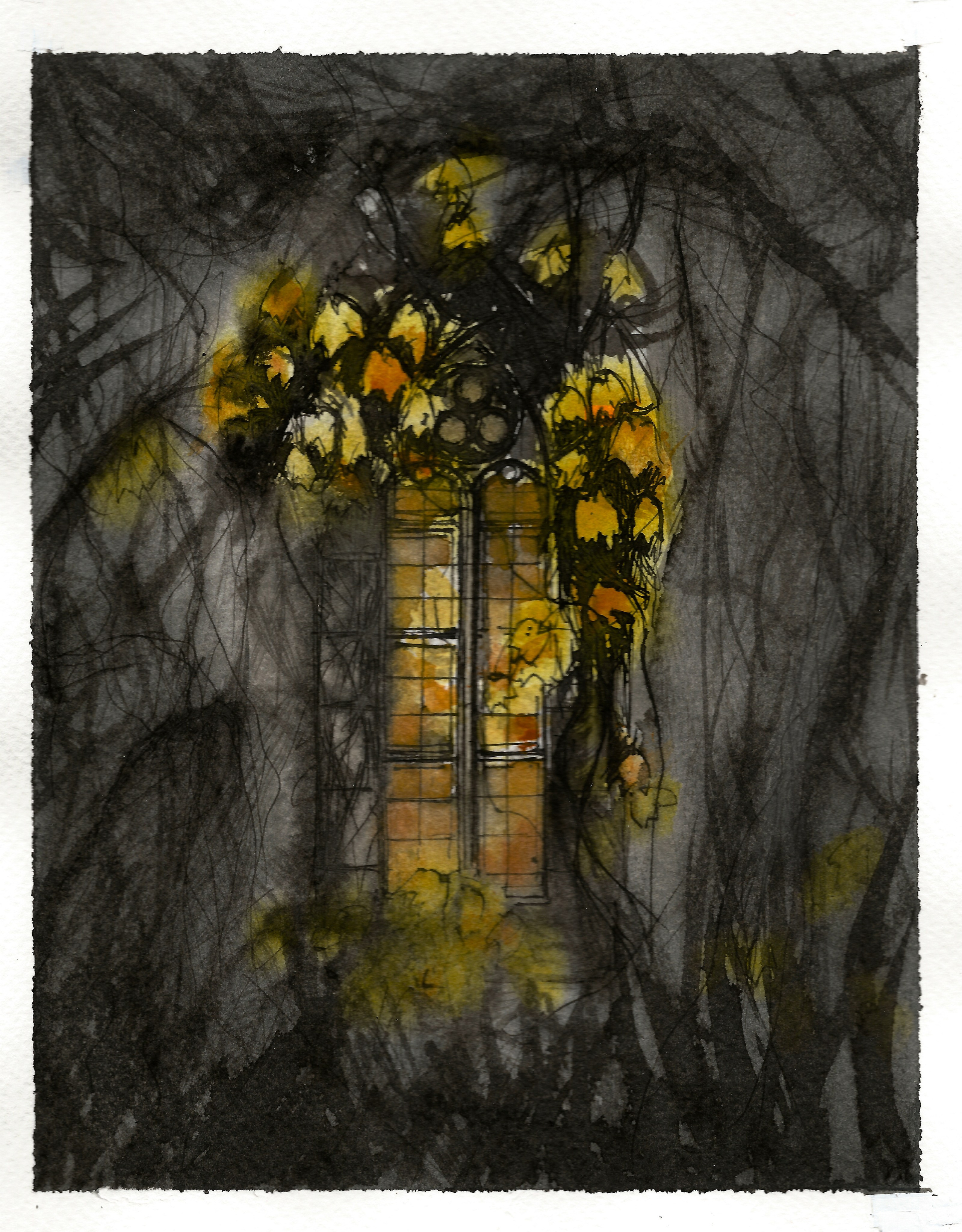 Nature landscapes. Angelina Sorokopud. Artist in Strasbourg