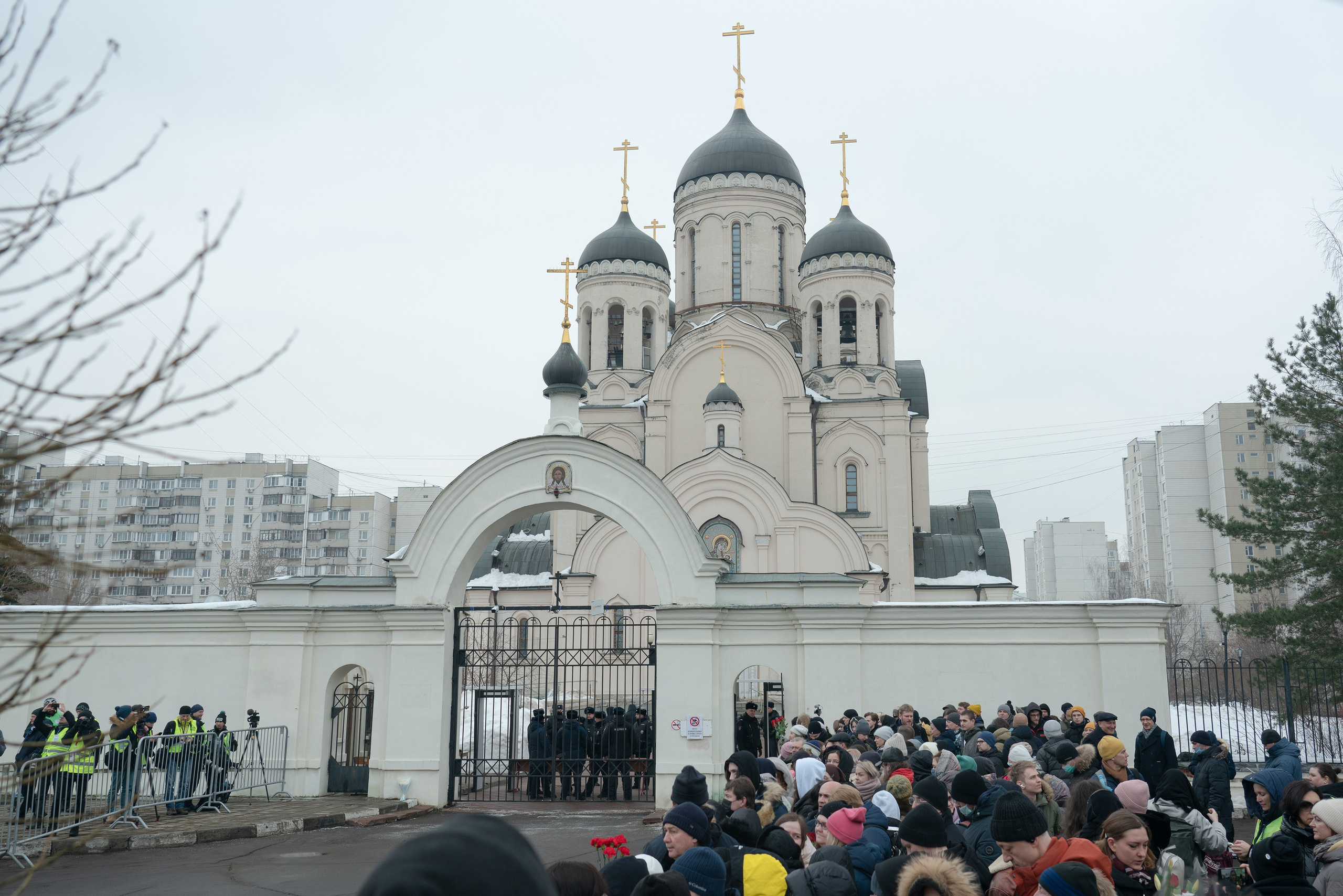Alexei Navalny’s funeral. Marina Sycheva