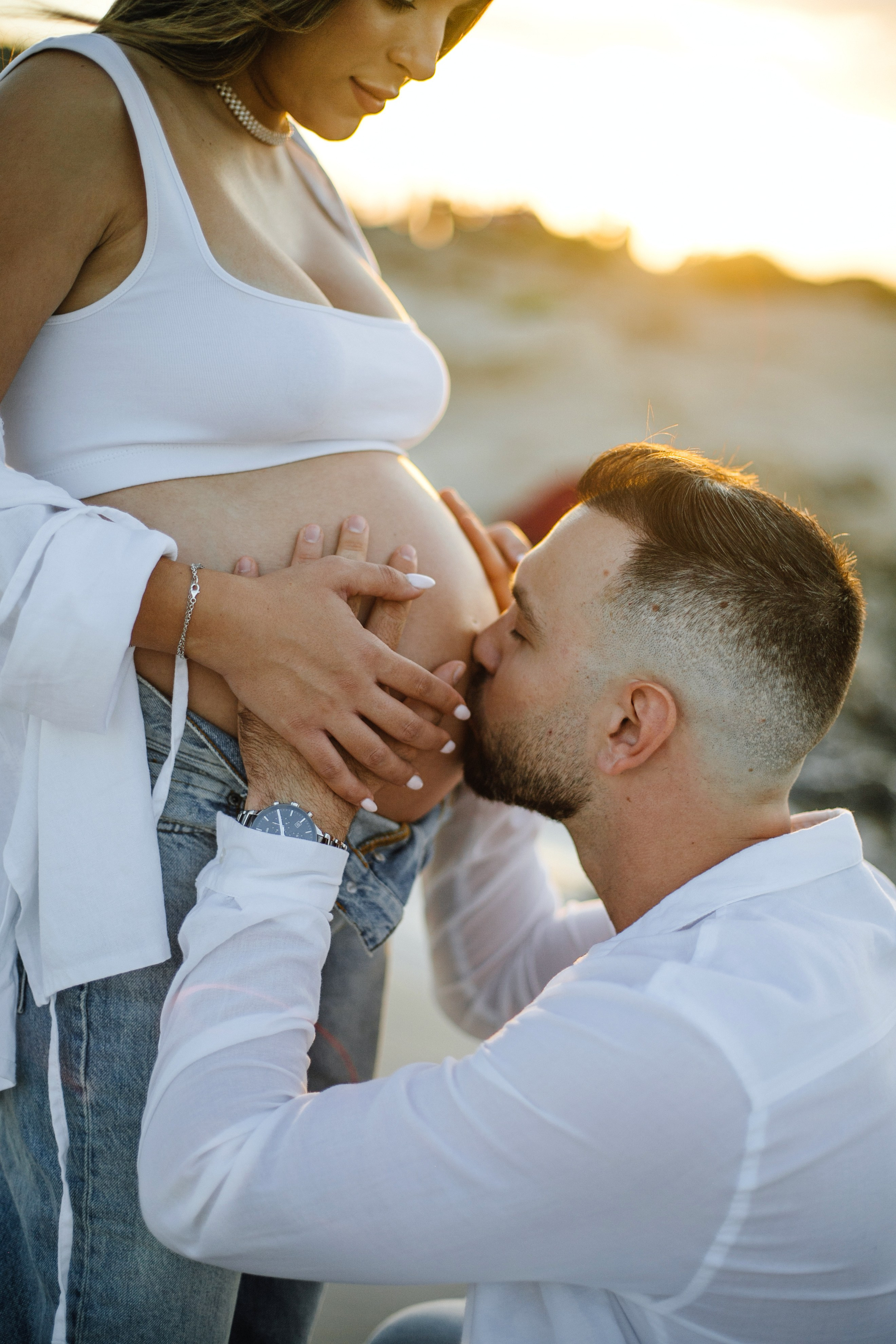Yael & Gal Nahsholim beach. Family photographer in Israel