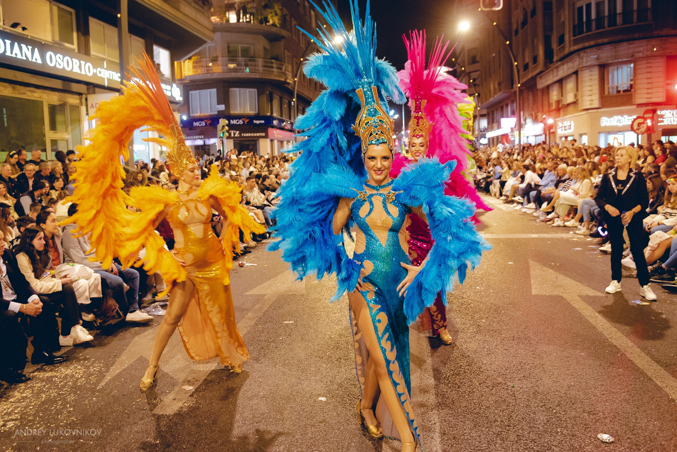 Photo report from the night carnival in Murcia | Reportage photographer Andrey Lukovnikov