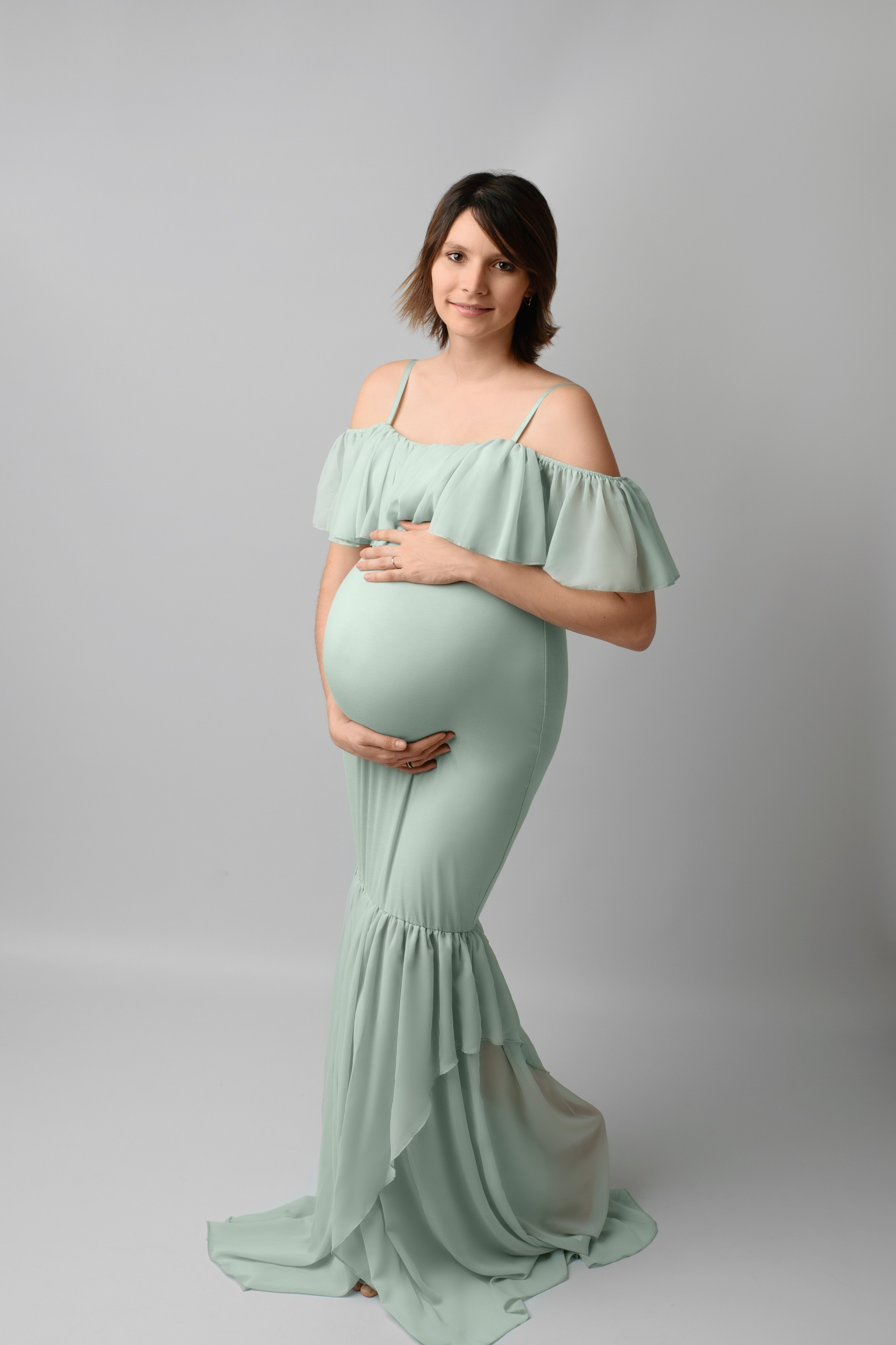 Babybauch Fotoshooting im Studio und on Location. Neugeborene, Baby Fotografin in Düren (NRW) - Vitalina Unruh