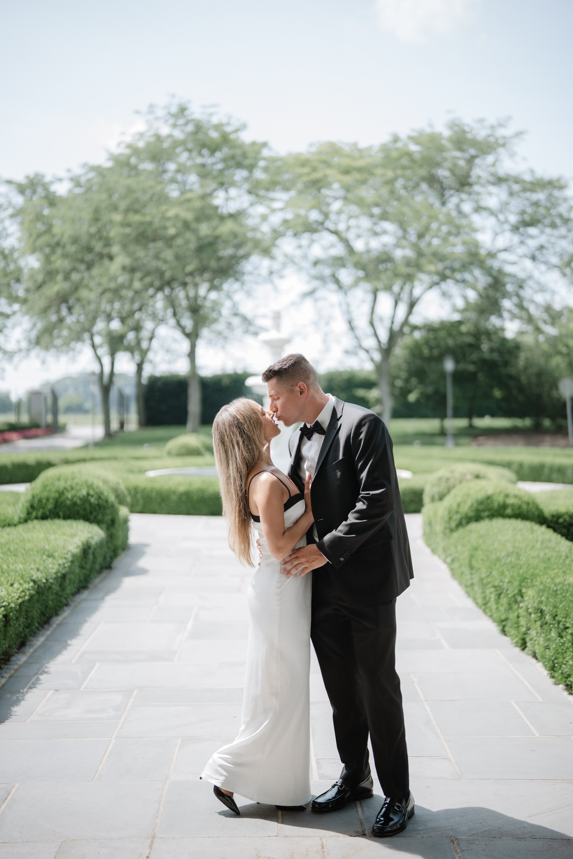 Engagement photo shoot at the hotel. Portrait and wedding photographer in New York