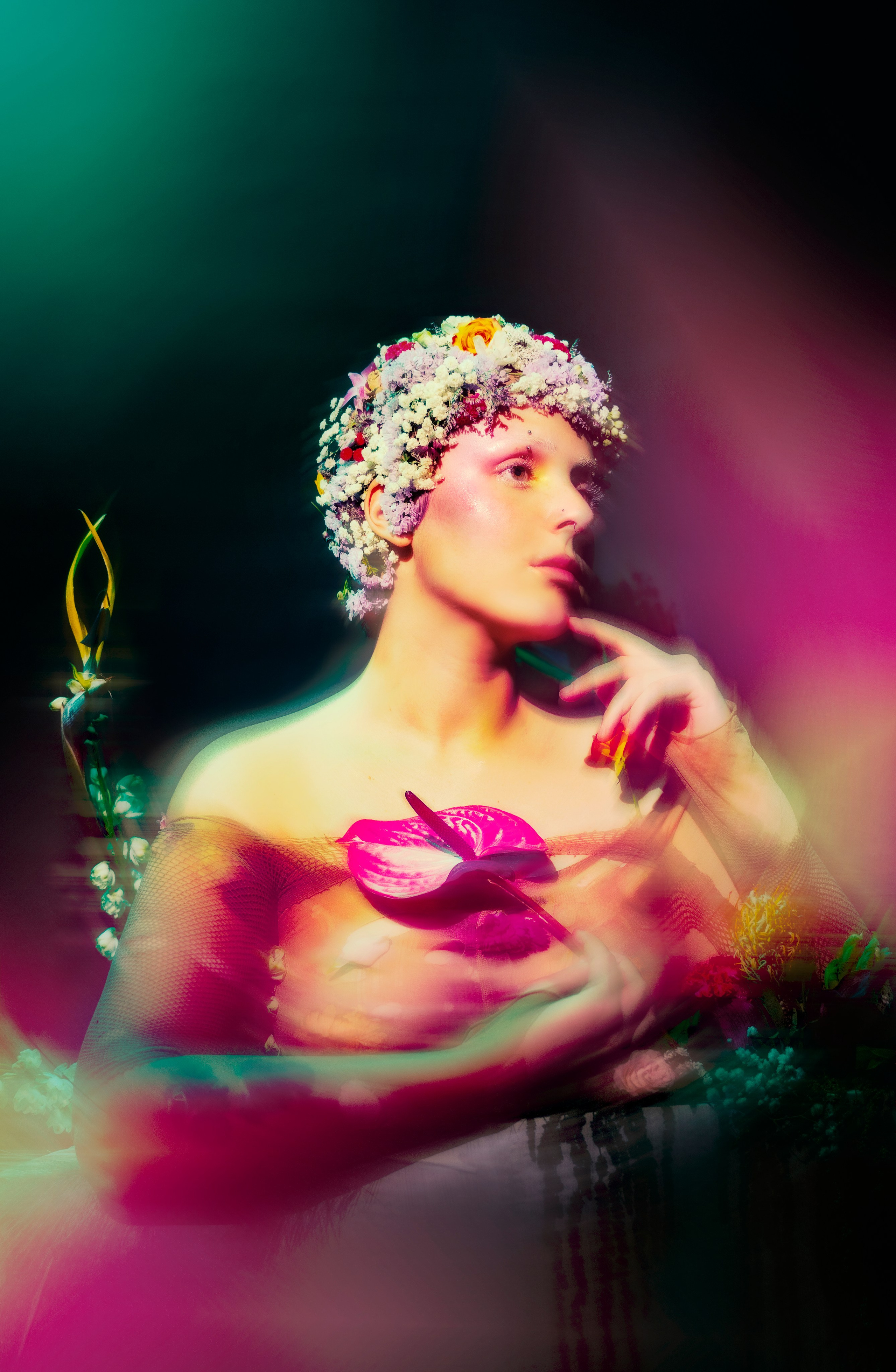 THEME: FLOWERS OF THE SOUL. Anna Omni — concept photographer and digital artist in Riga, Latvia