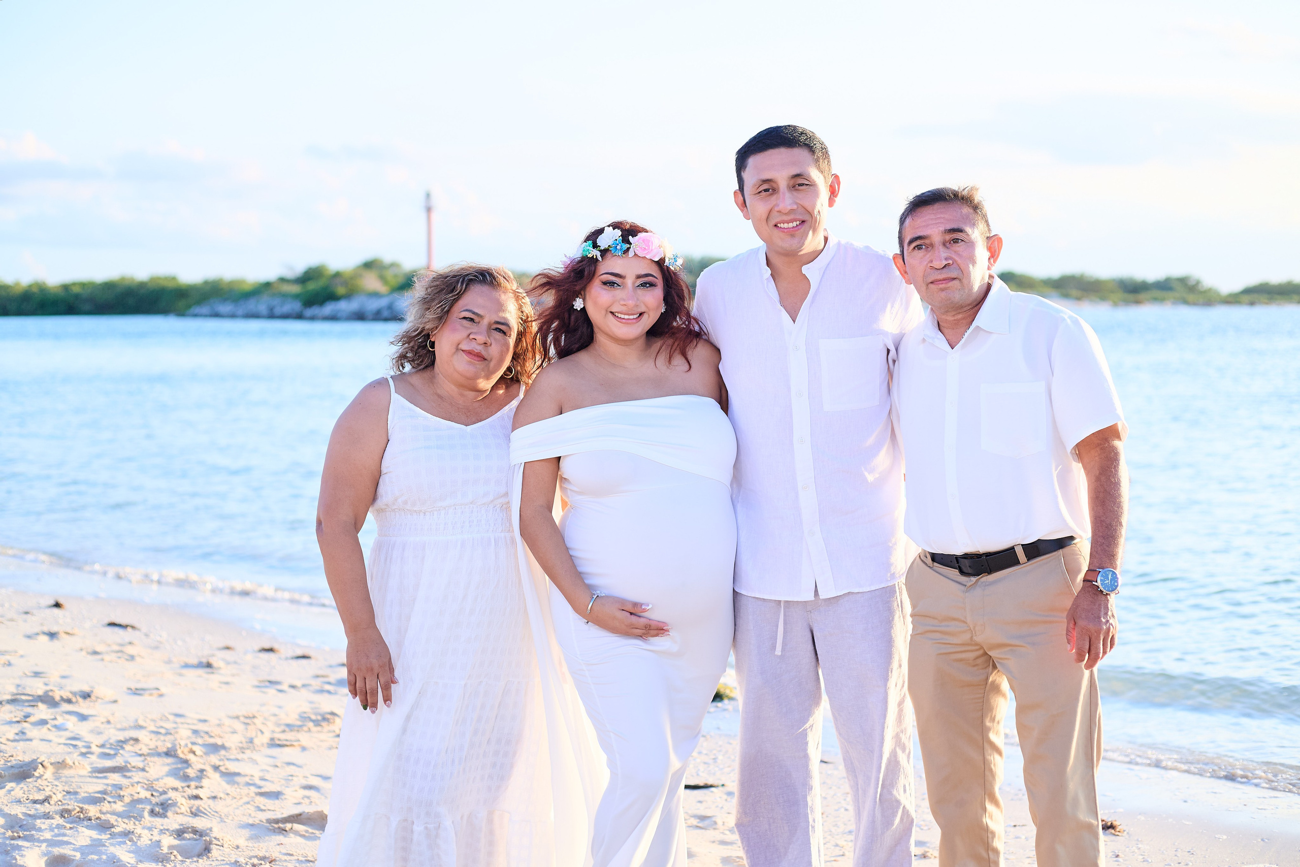 Suleymi y Familia. Christian Ku fotógrafo en Mérida, Yucatán