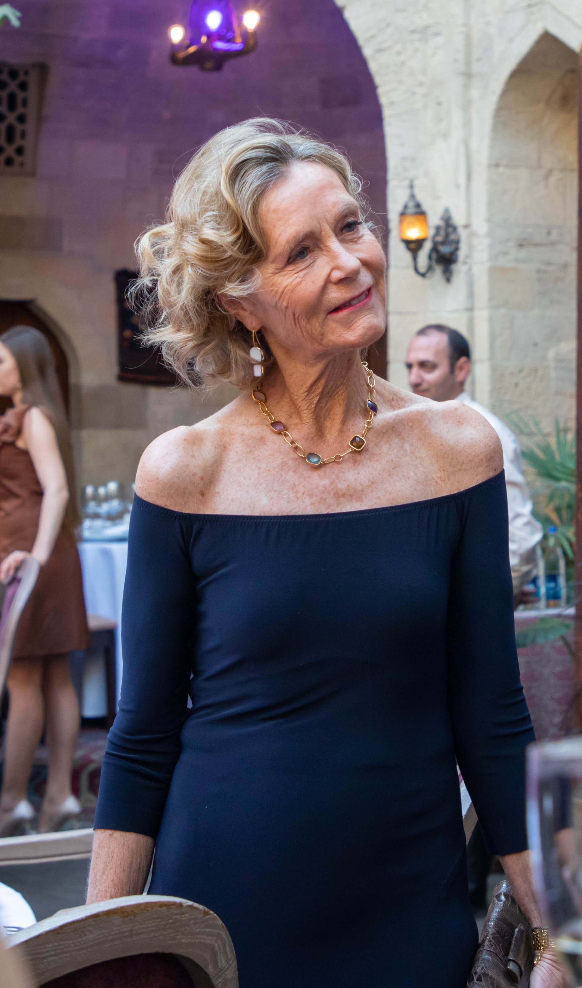 Gala-Dinner with the French Countess, the main etiquette expert Marie de Tilly. Baku Photographer