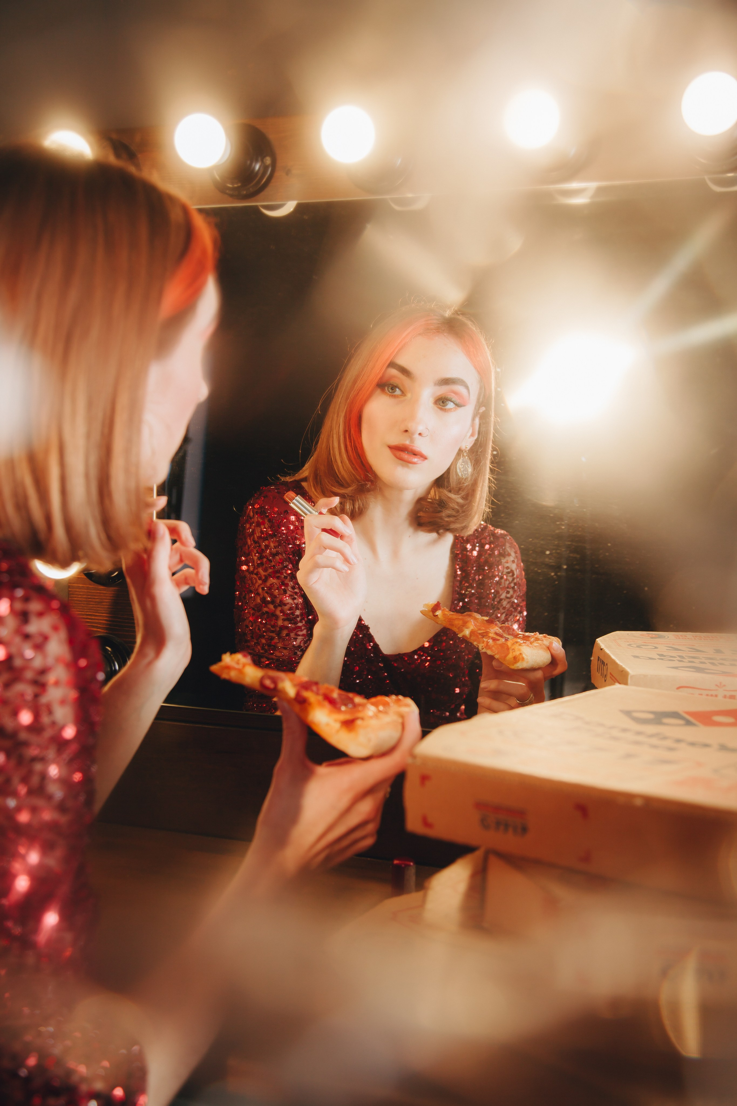Pizza&Glam | Photoshoot for Domino’s Pizza. Photographer in Los Angeles. Julia Ishmuratova