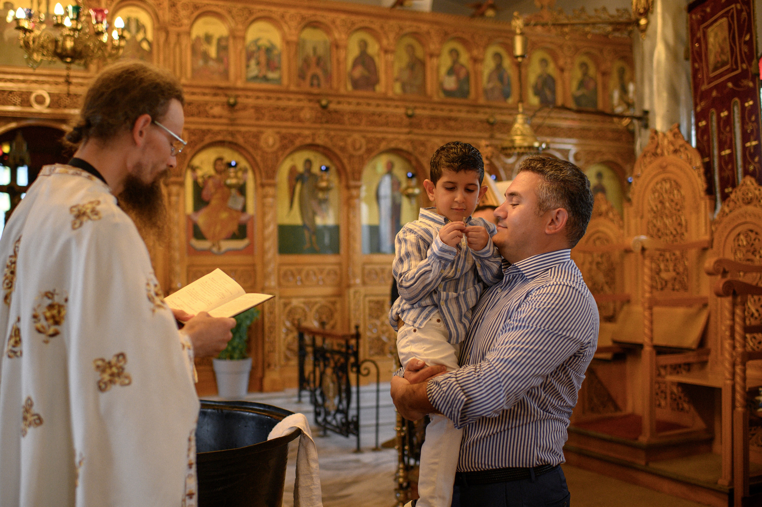Baptism Klearhos. Семейная, детская, портретная и предметная фотосъемка в Салониках