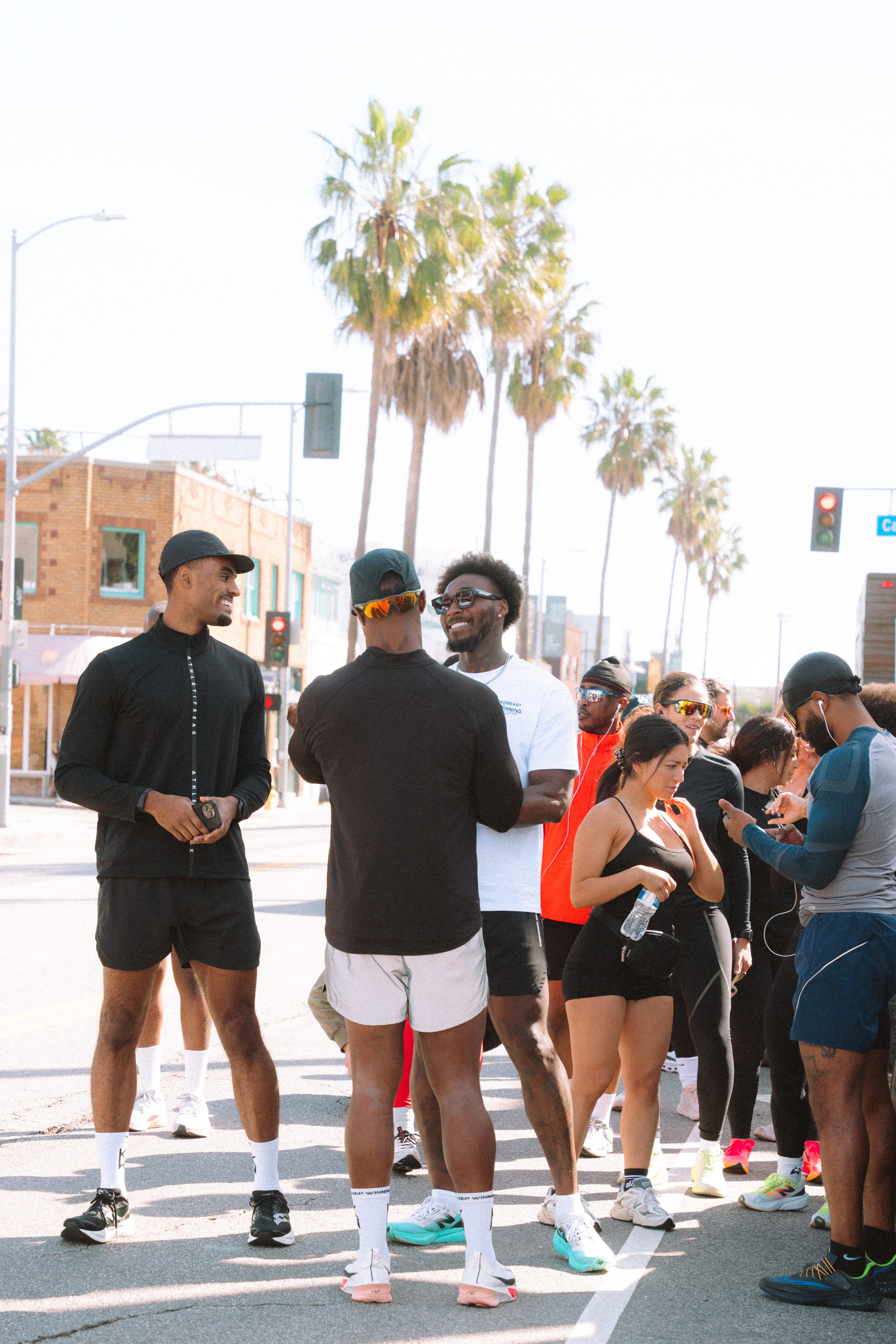 Keep Winning Run Club. Santa Monica based photographer Kristina Vasilenko