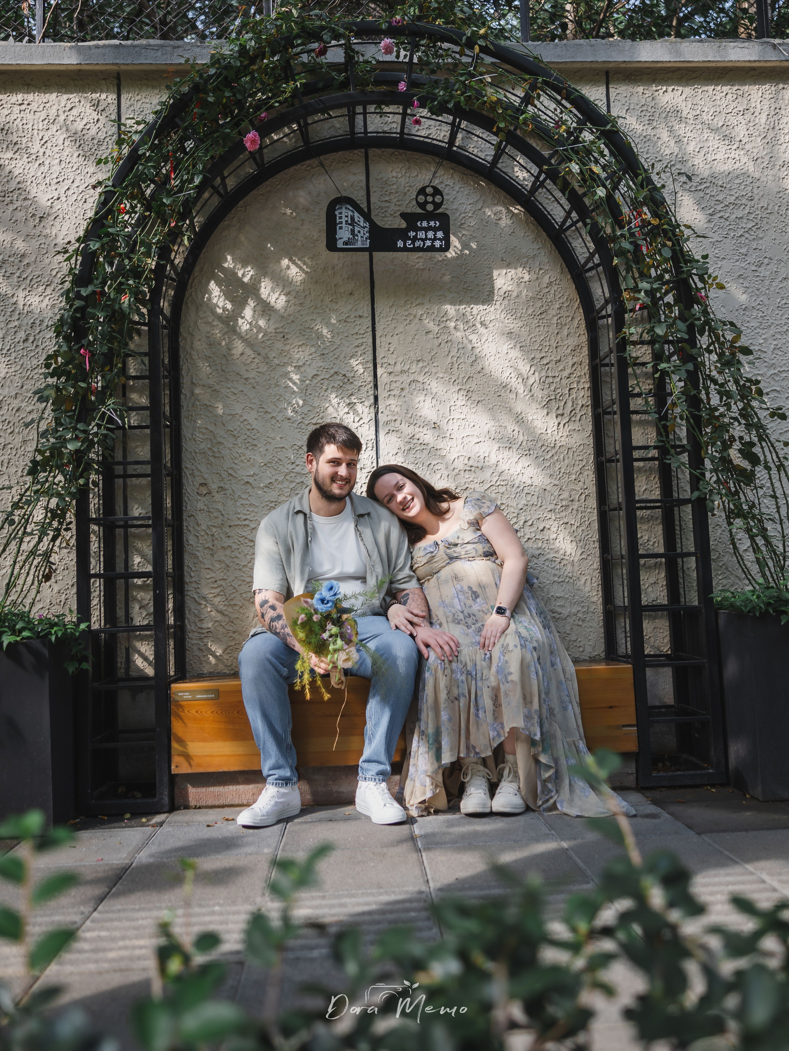 Shanghai Maternity Photographer | A Relaxed Pregnancy Session in the Former French Concession