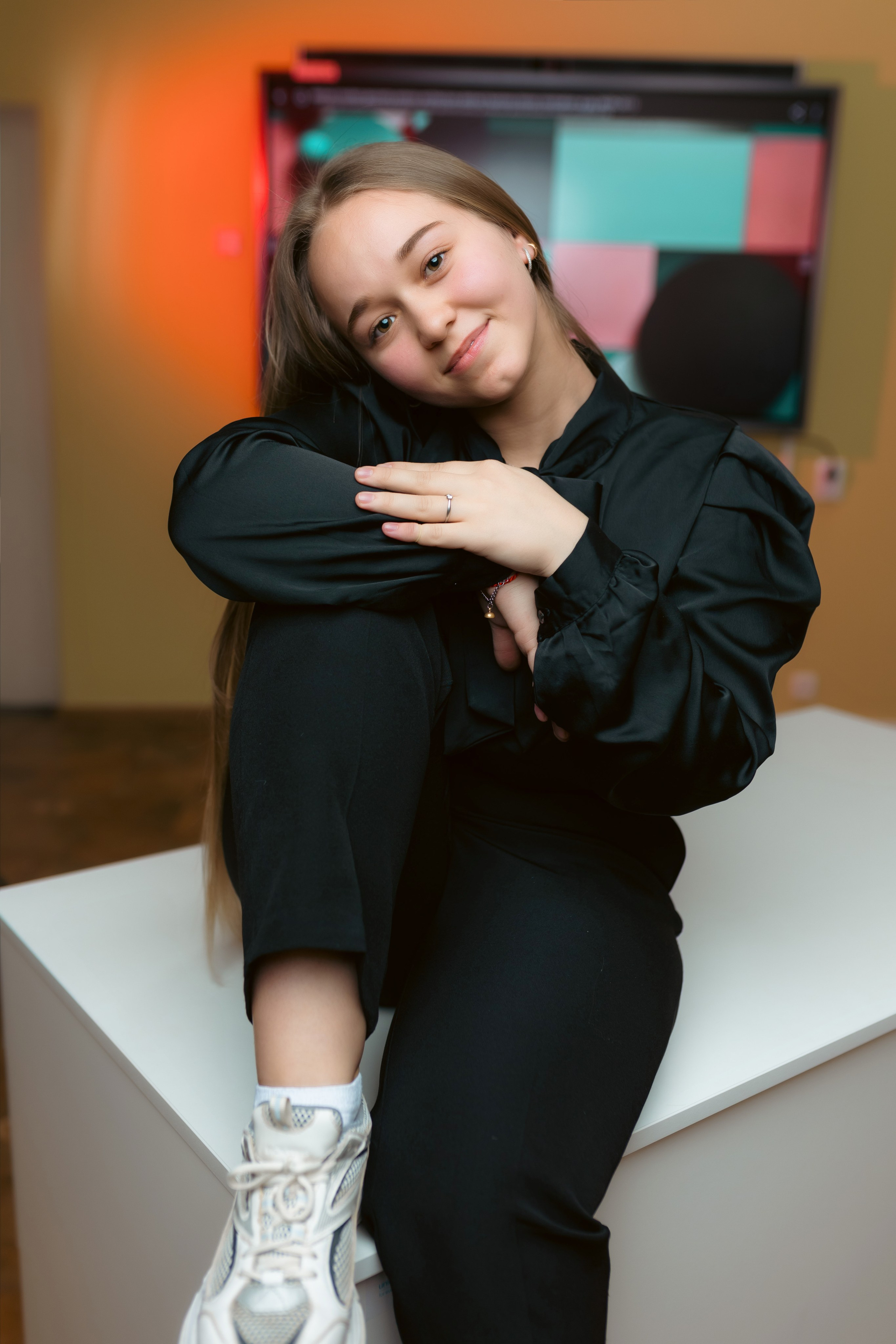 Ședință foto studio pentru albume de absolvire, elev clasa a 12-a