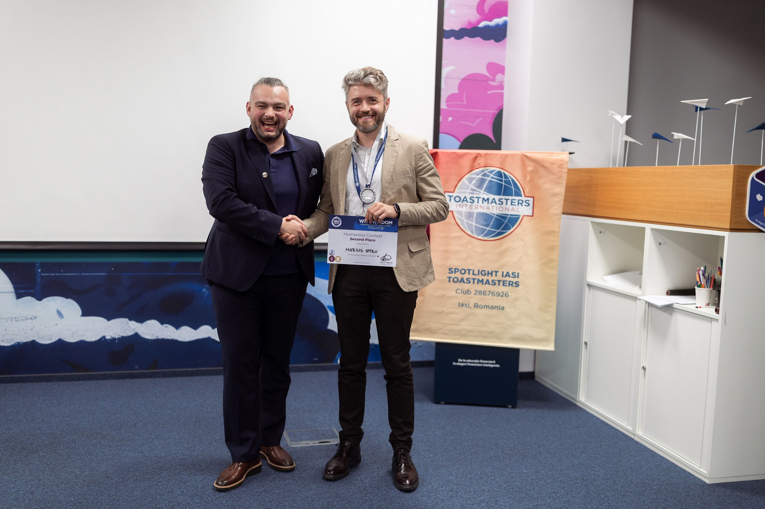 Toastmasters. Marius Ciocan