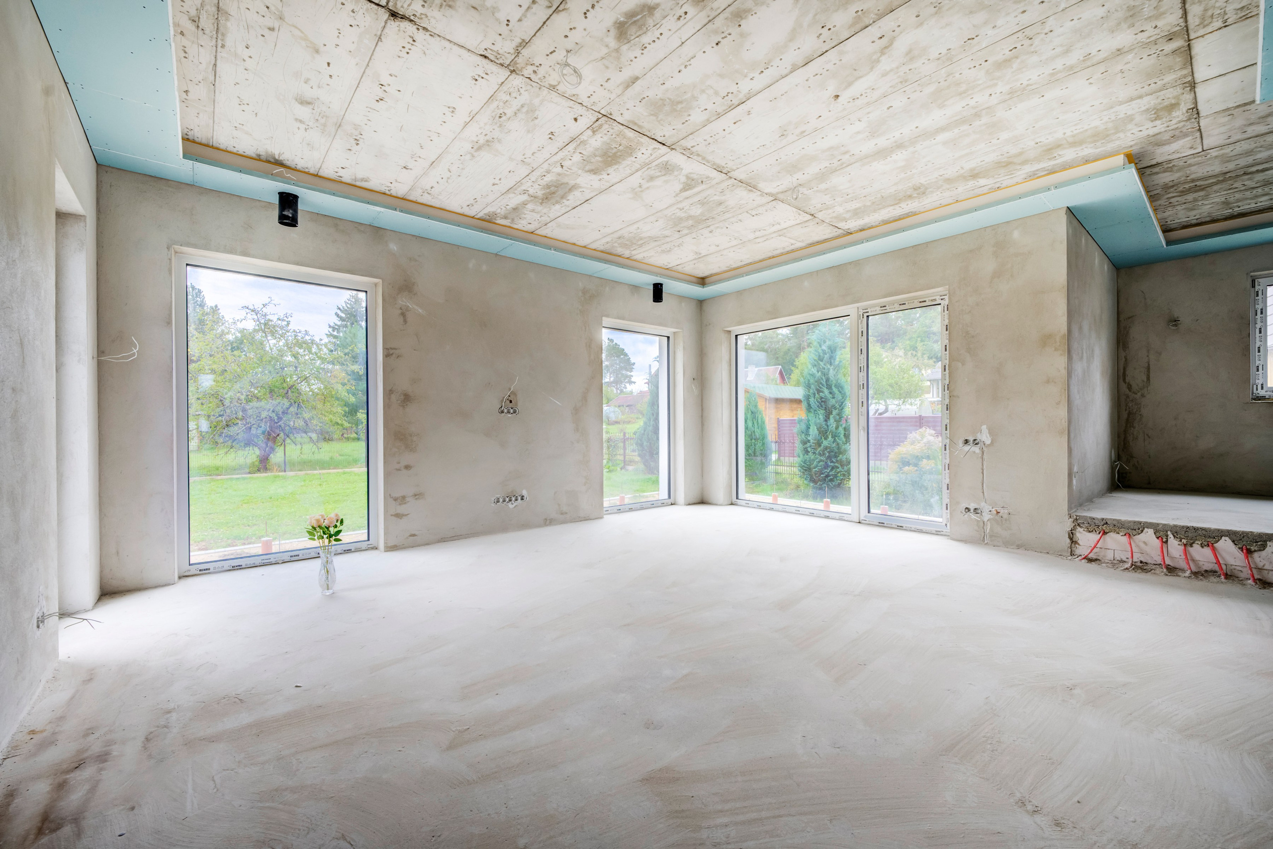 Pagubės sodų 11-oji 16, Vilnius. Namas su nepilna apdaila. Elina Sapiega fotografė Vilniuje