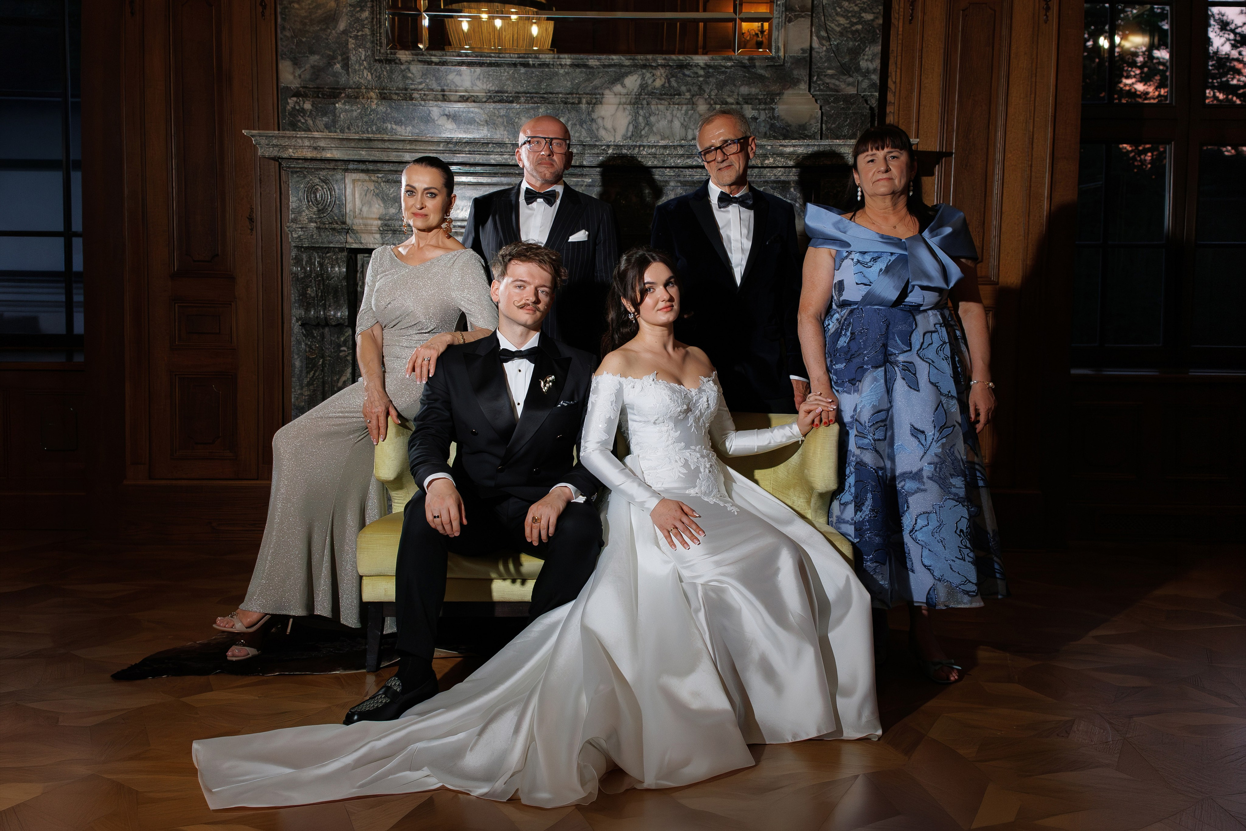 Wiktoria & Kacper. Pałac Goetz. Fotograf ślubny i rodzinny w Krakowie Yana Klymova