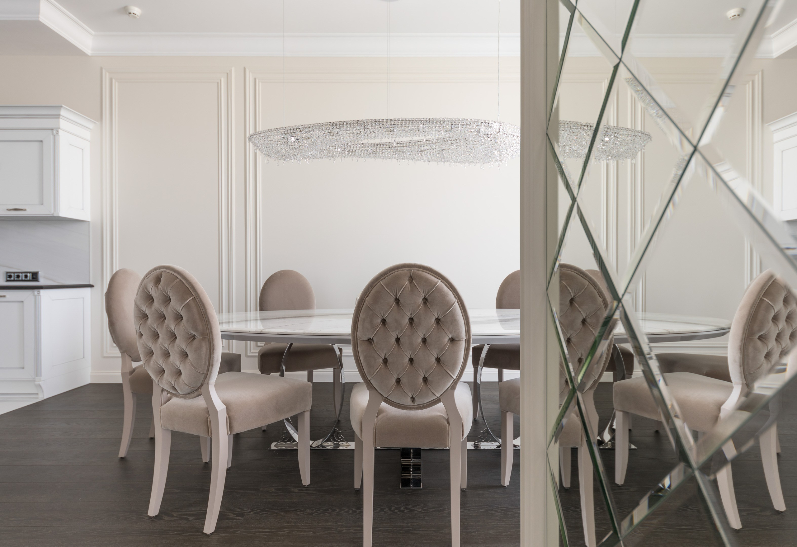 Classic style dining room interior - photographer Andrey Dunin