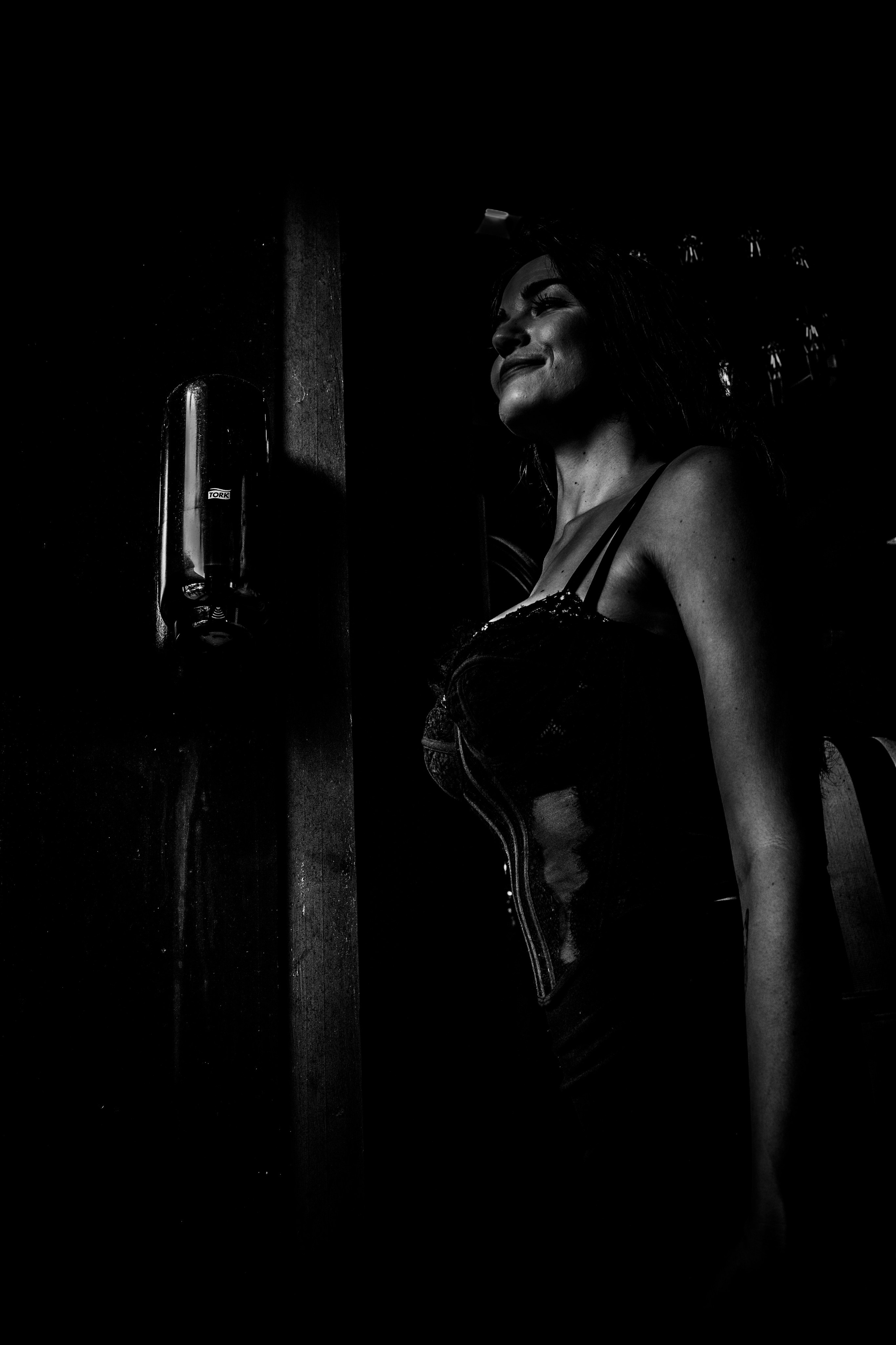 Burn Black and White Series. Out and About 239