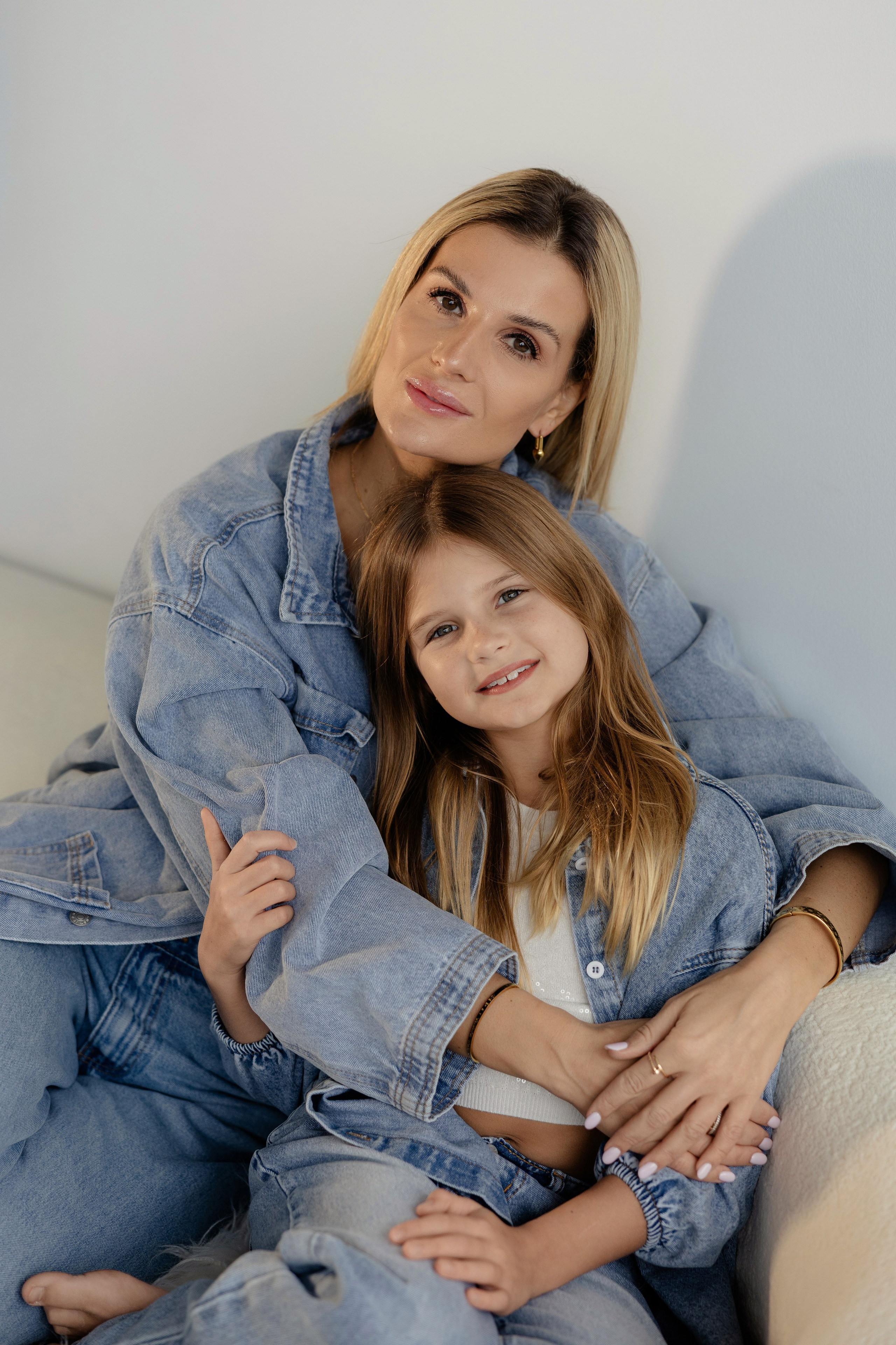 Mother & Daughter Studio Photoshoot. Family and children’s photographer and videographer in Chicago