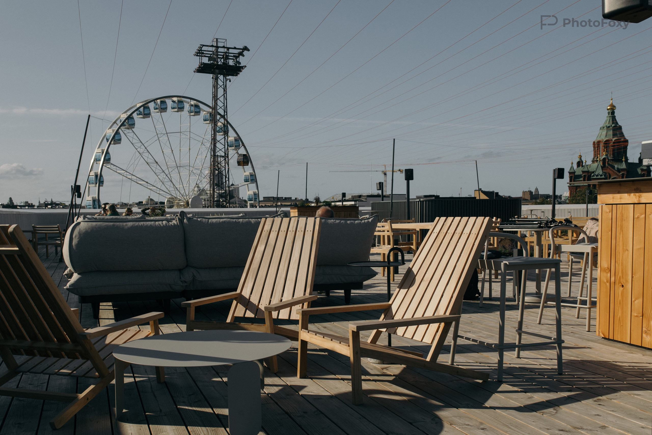 Hotelli Pier 4:n kattoterassi, Sokos. Valokuvaaja Lahti, Helsinki Elena Salonen