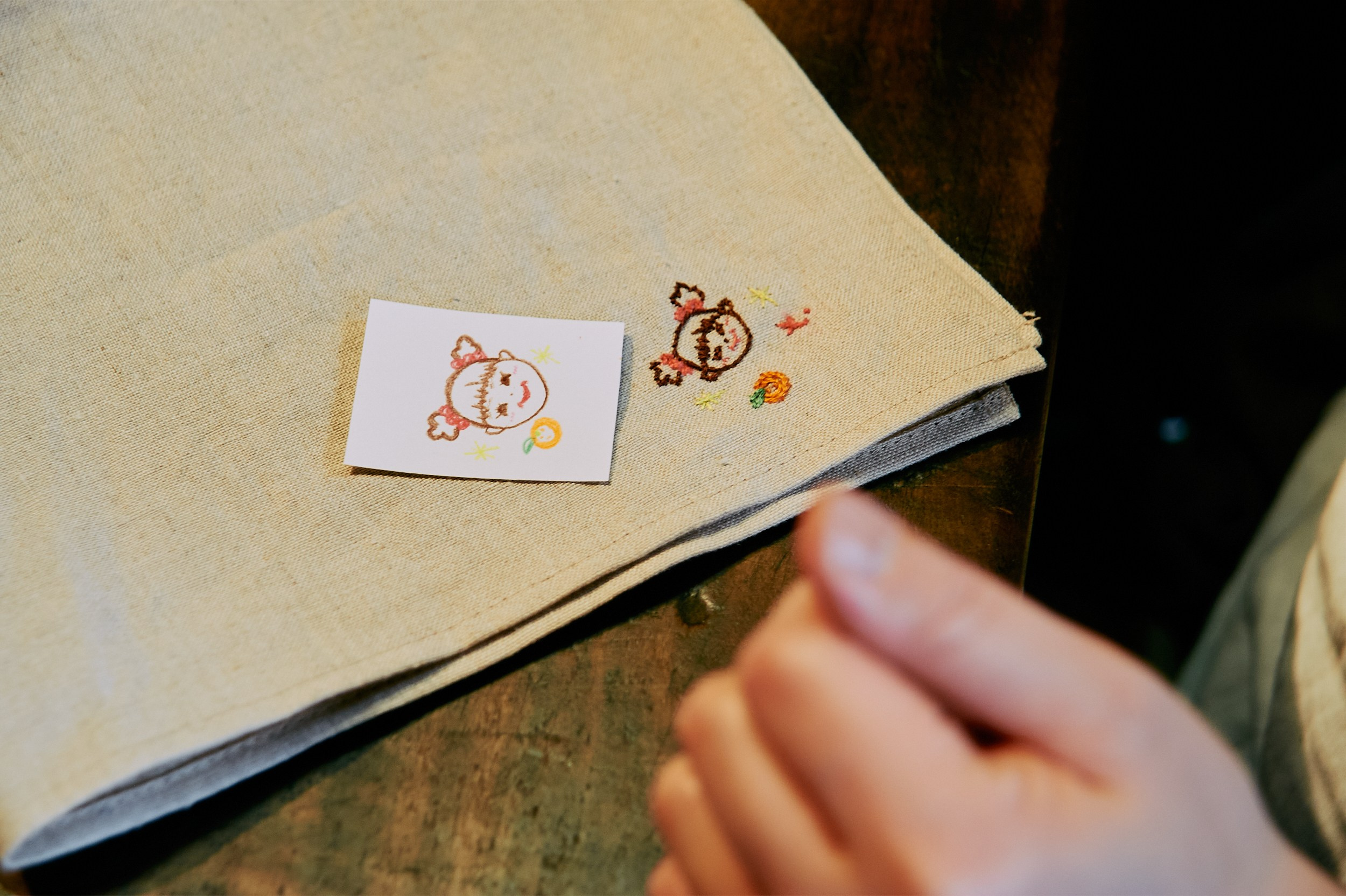 ライブ刺しゅうがやってきた ! !. MT