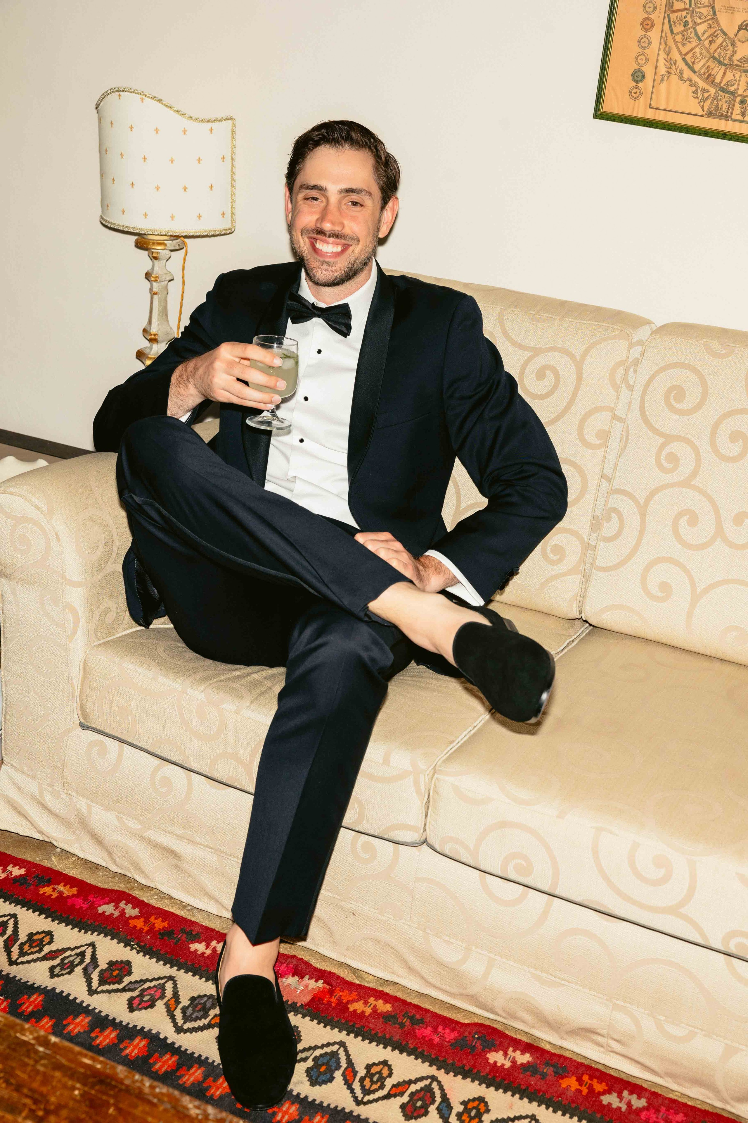 Getting Ready Groom at Borgo Bastia Creti 