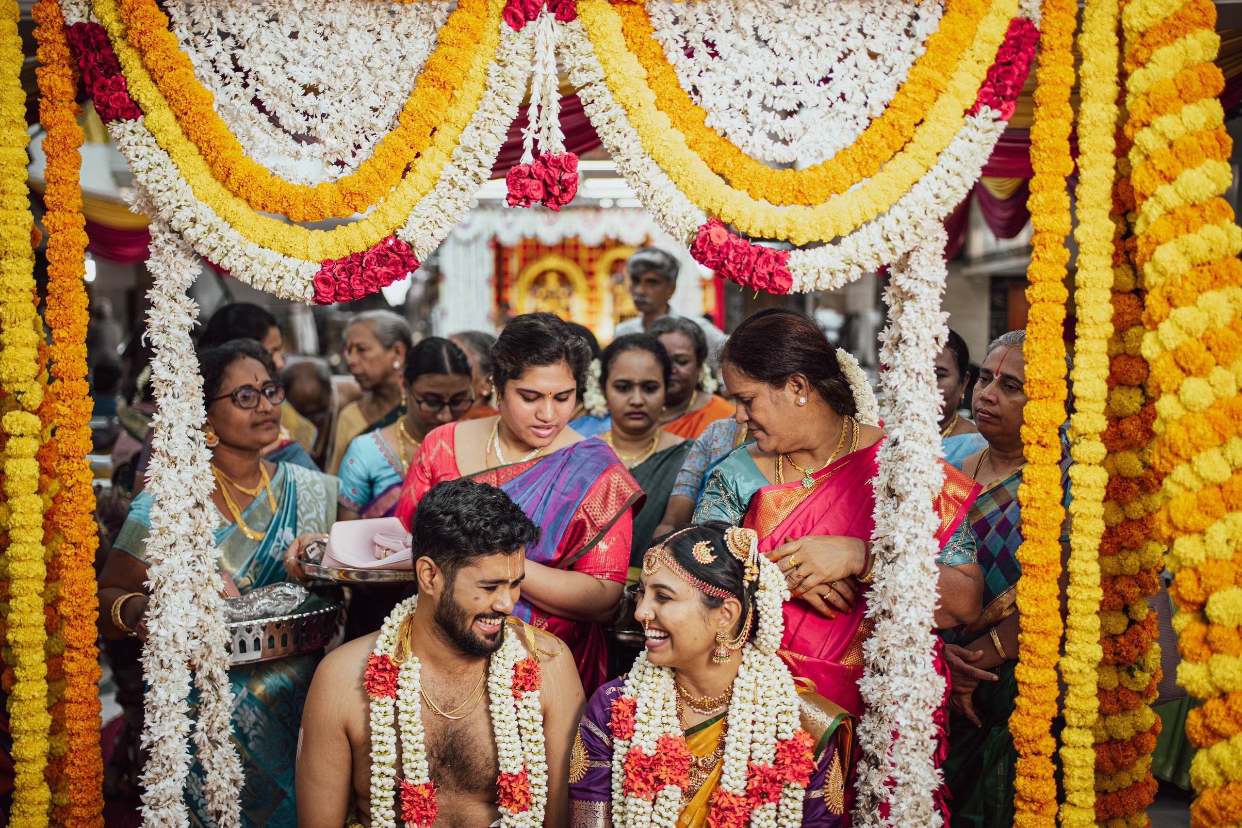 Shamika & Aravind. Menu