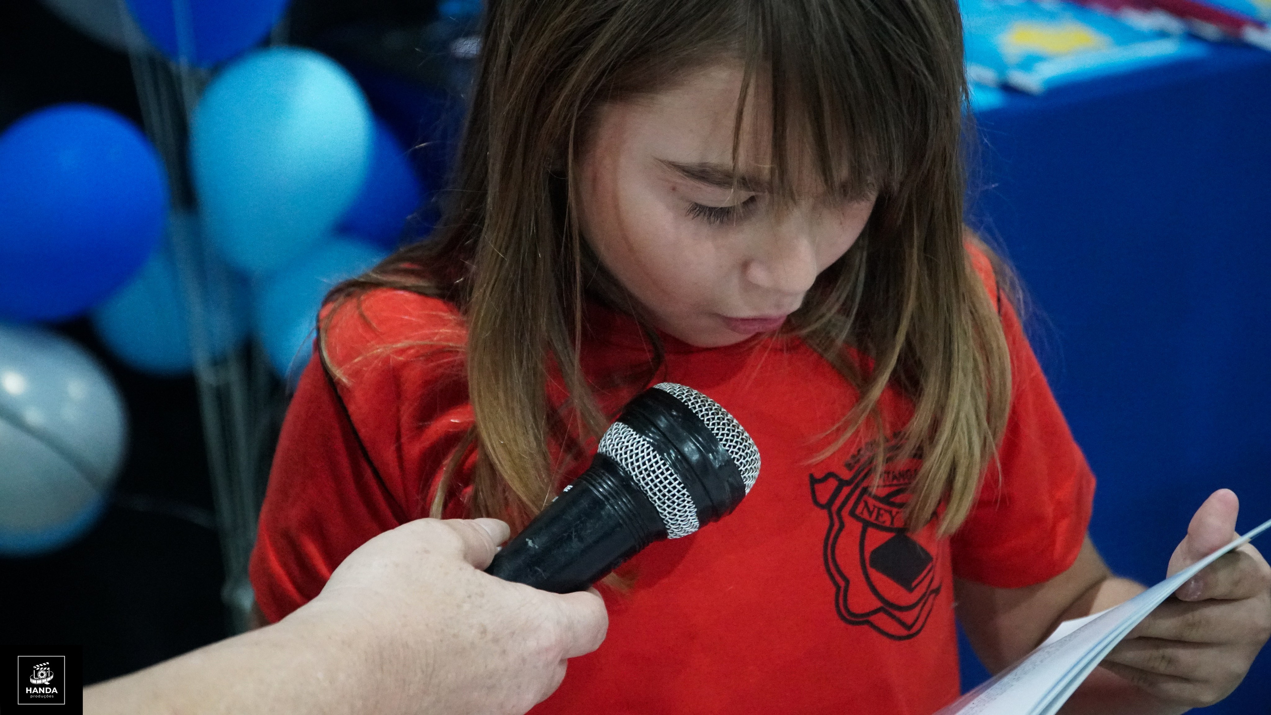 Noite autógrafos colégio Aurélio Buarque de Holanda. Handa Produções
