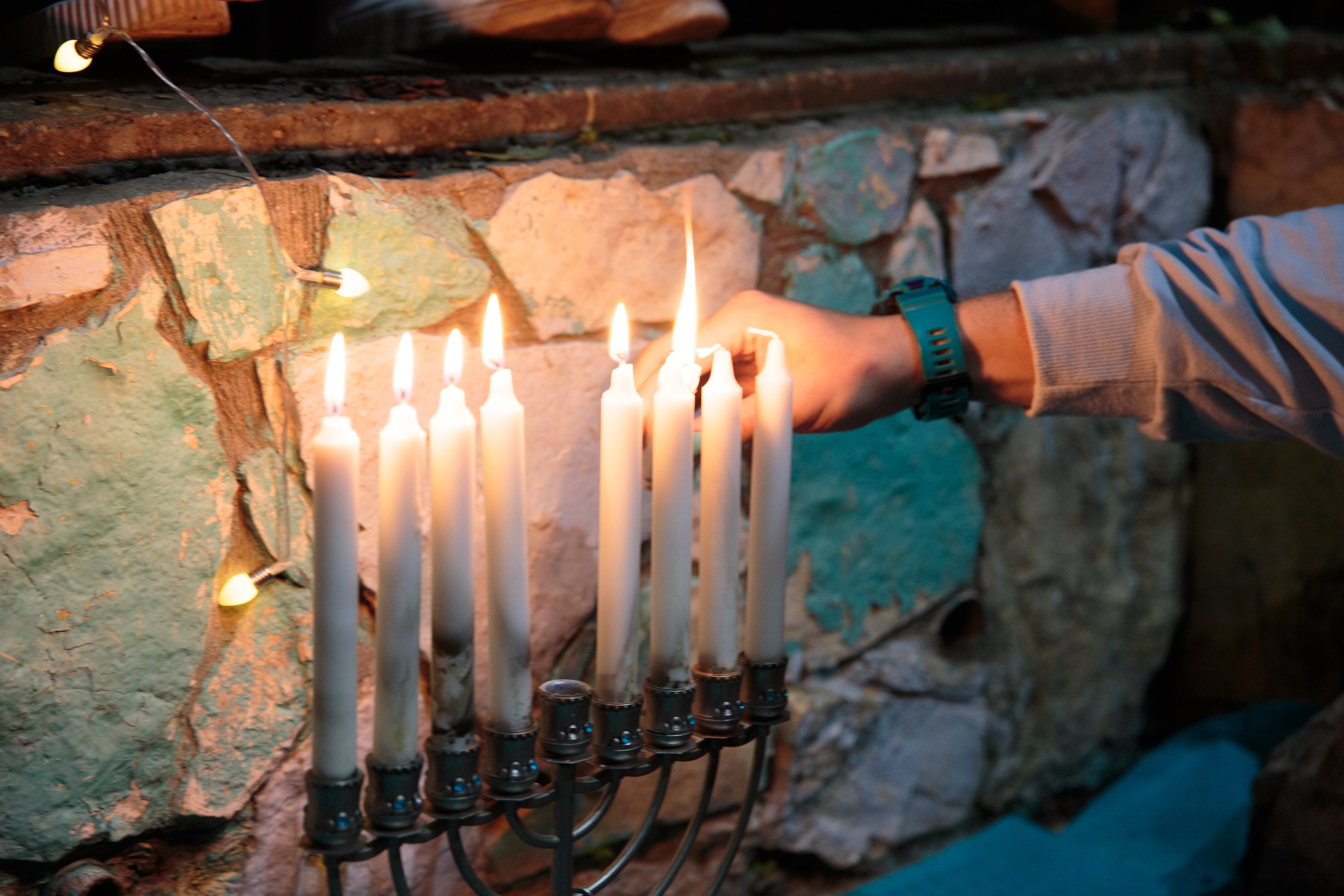 Городская Ханука Хайфа 2023. Портретный и репортажный фотограф в Израиле Рома Бирман