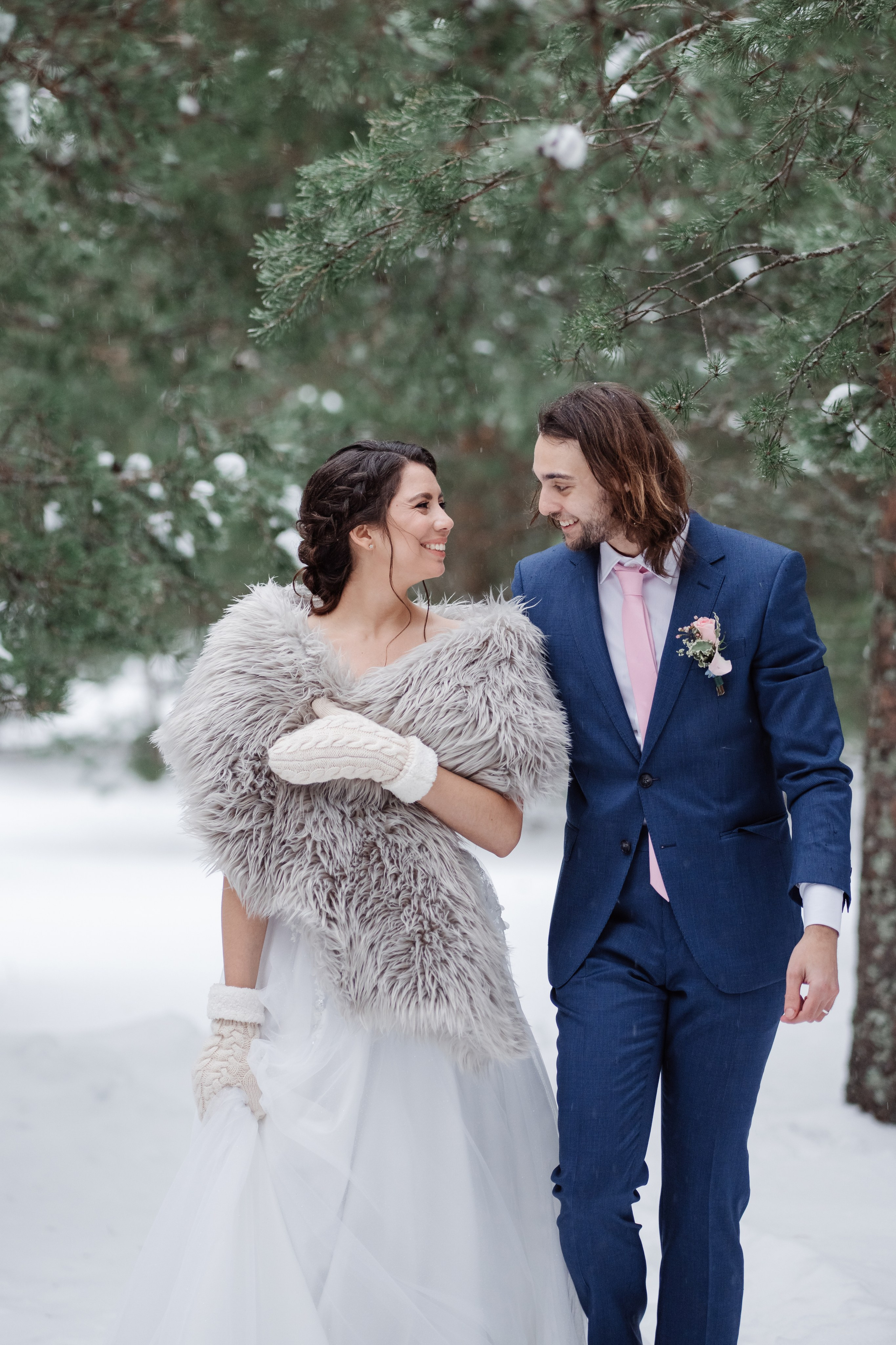 Winter bryllup. Bryllupsfotograf i hele Norge