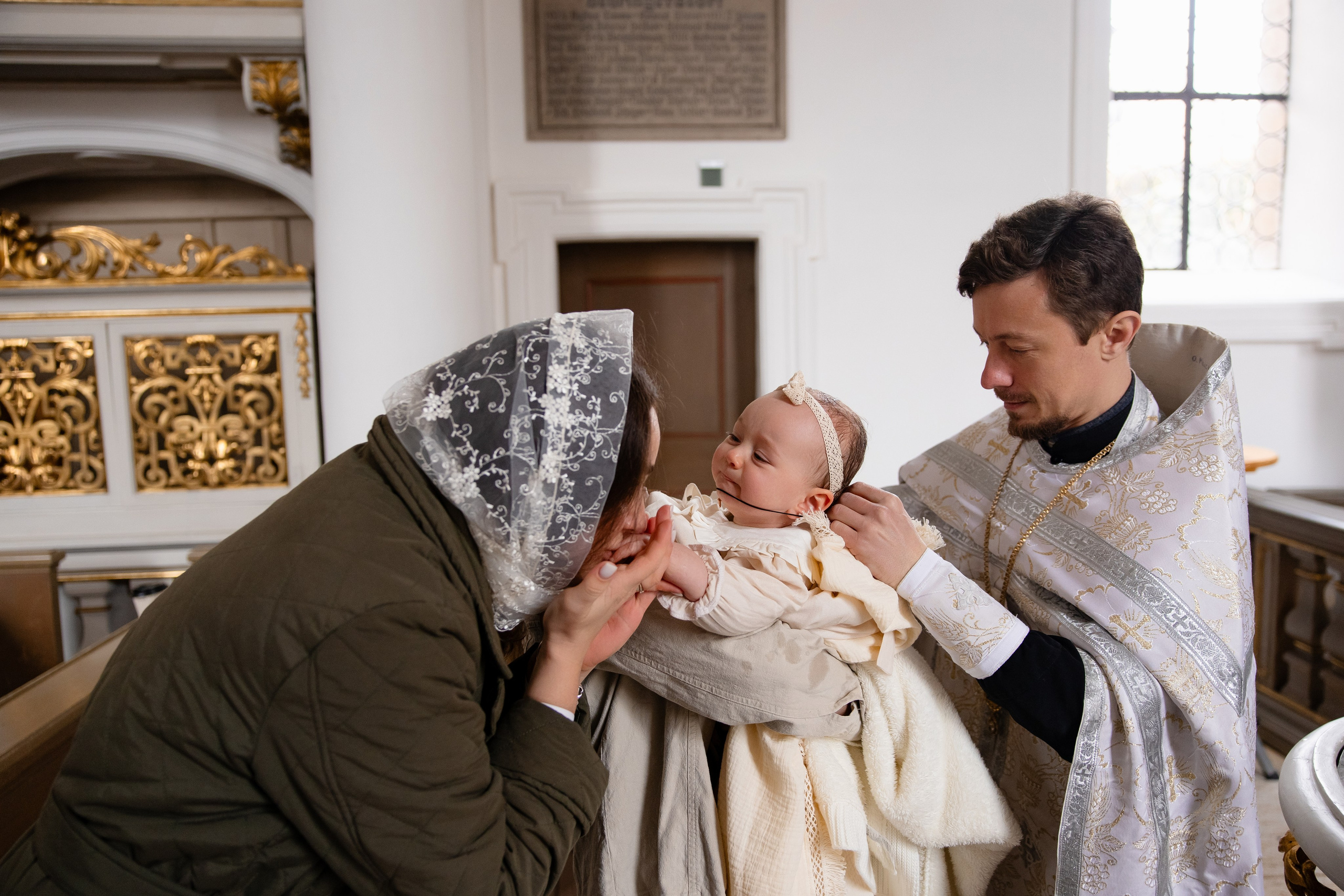Хрещення Єсенії. Весільний, сімейний фотограф Варшава