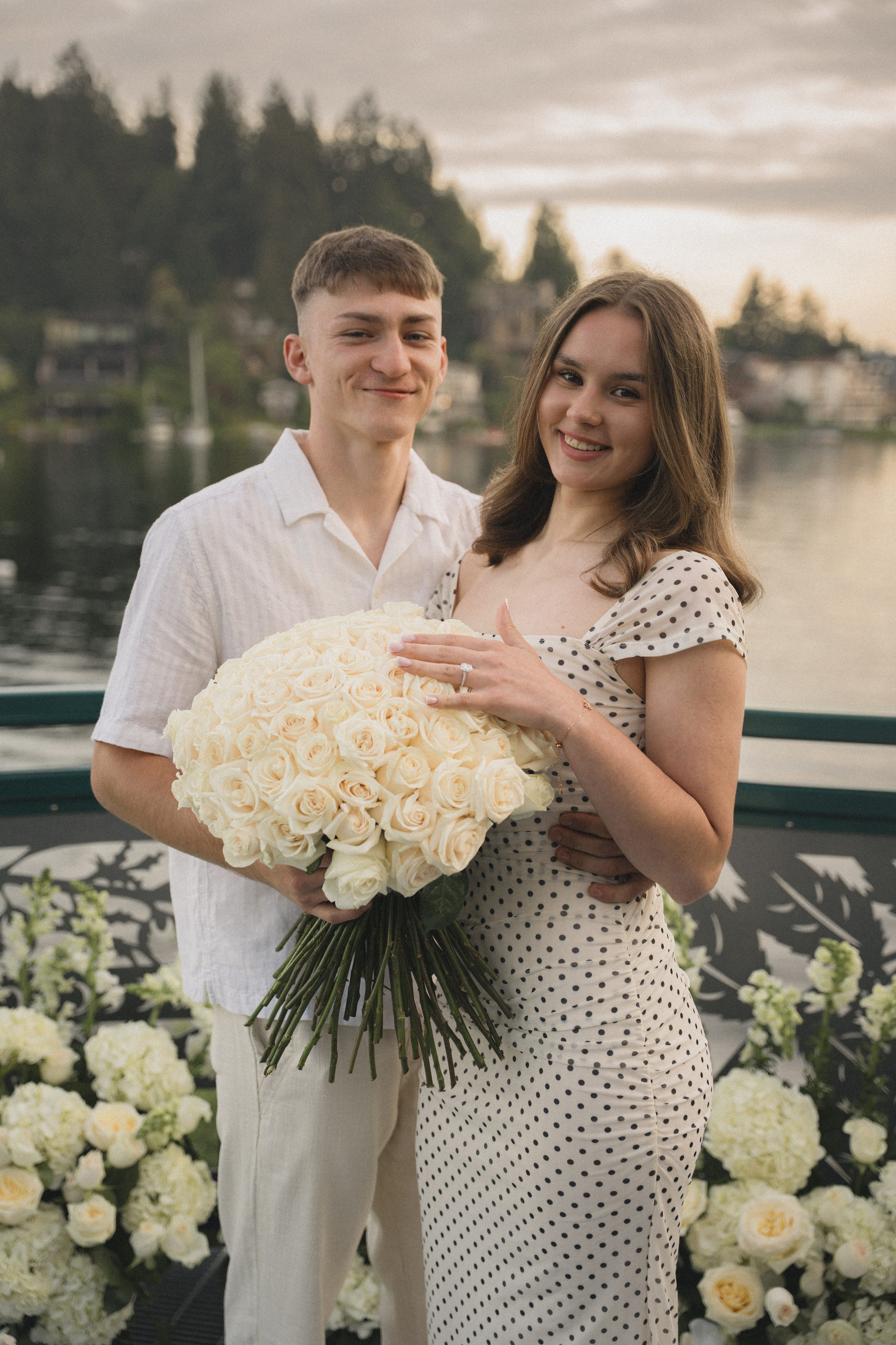 Ilya and Olena proposal. Photographer in Washington Sophia D