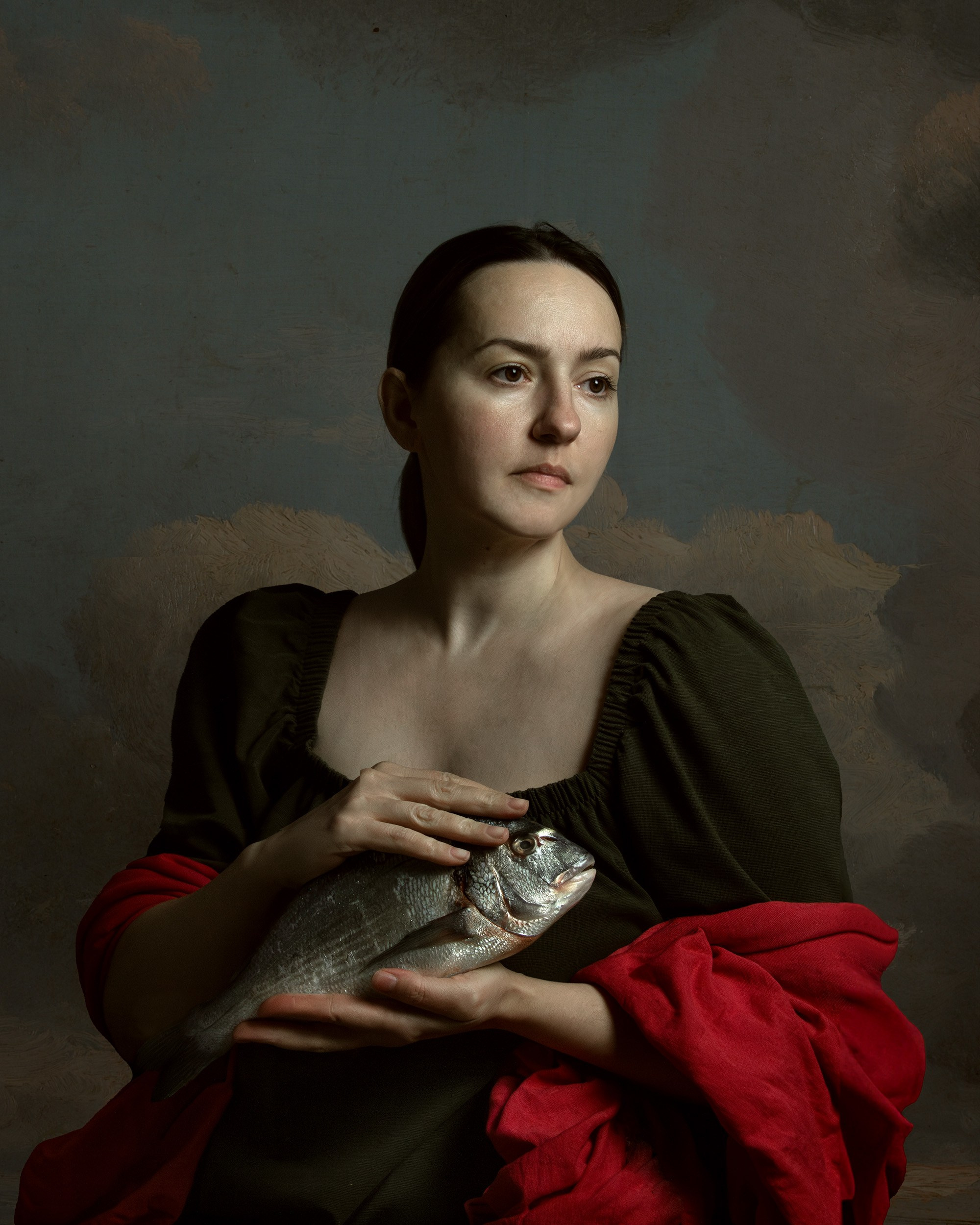 Ausdrucksstarkes Porträt mit tiefem Blick – Fine-Art-Studio Augsburg