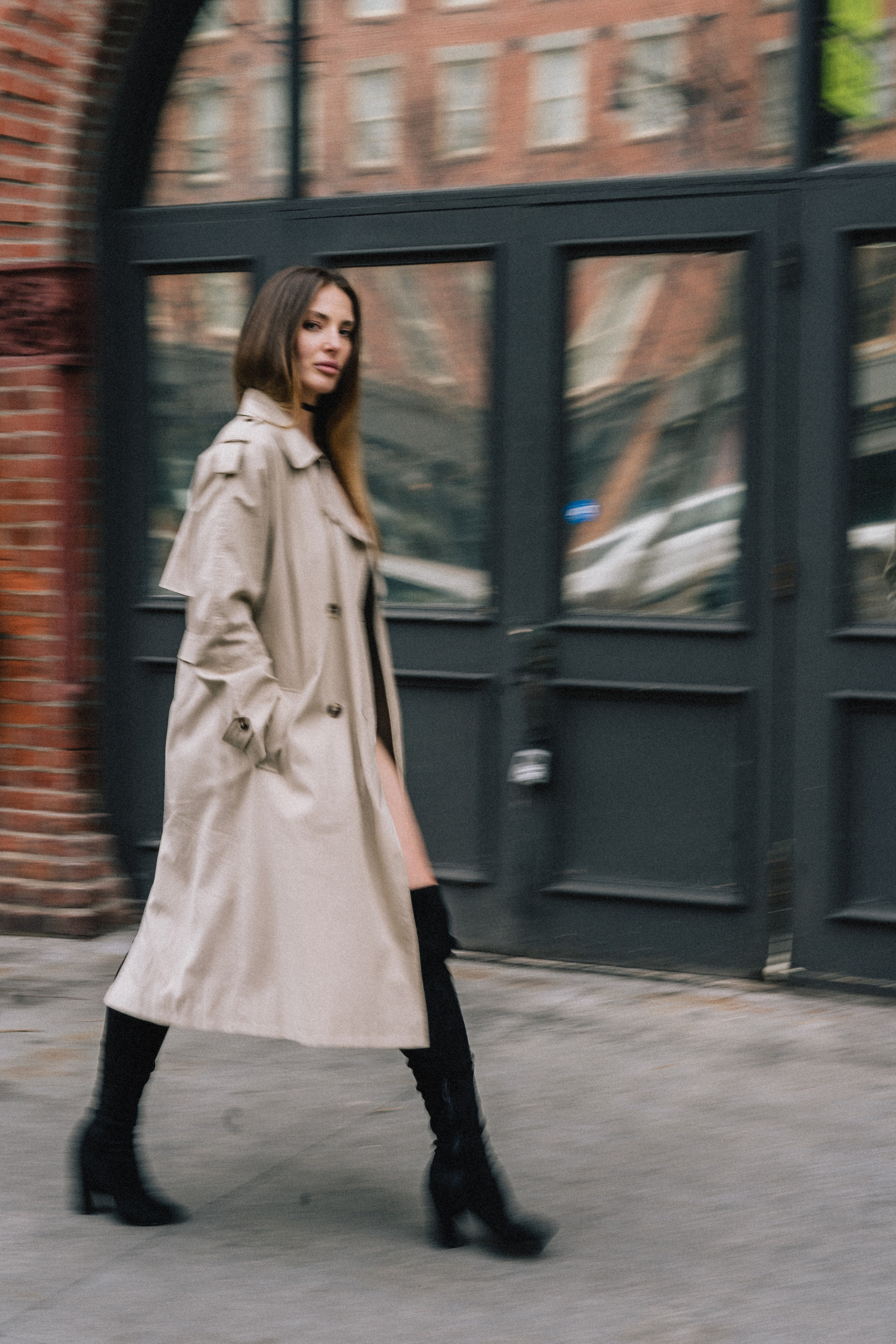 Julia in the financial district. M Atelier | Art Portraits