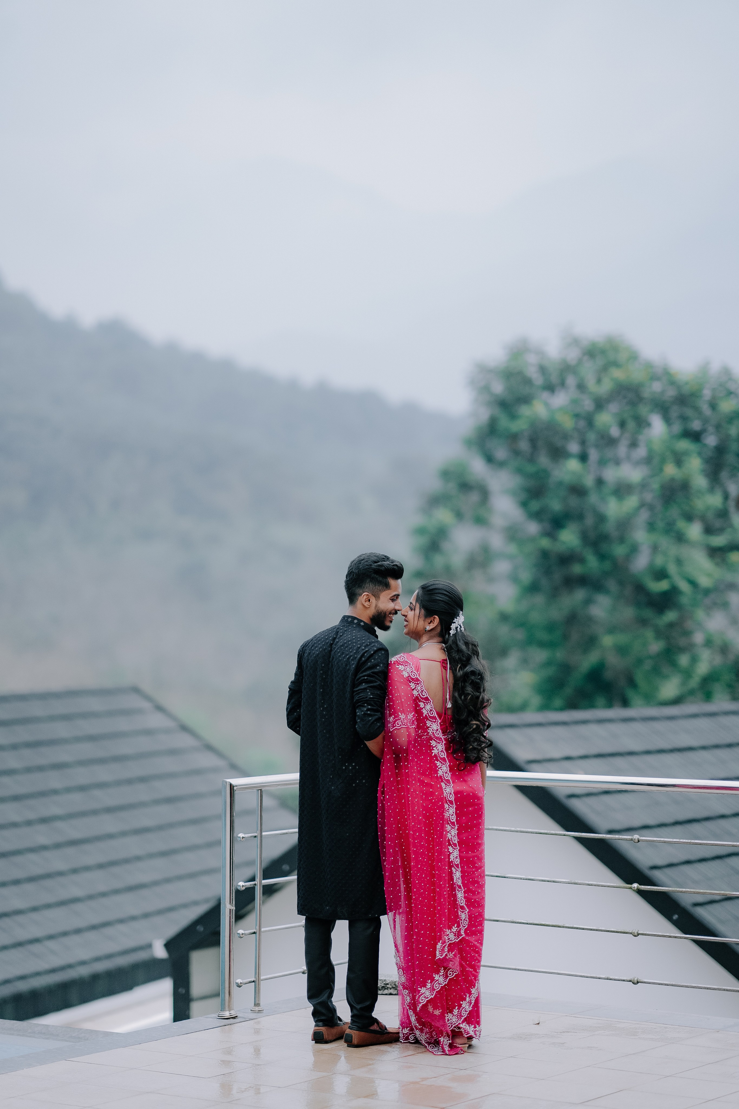Engagement Ft. Aneesha & Mathew. Fine art Wedding Photographers in India & Canada