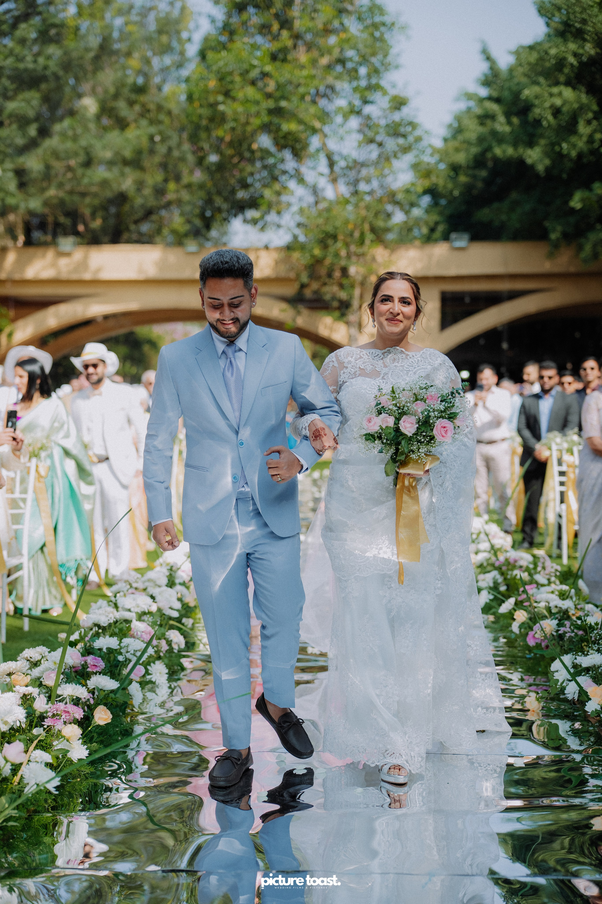 Blessing of Rajiv & Aashna. Fine art Wedding Photographers in India & Canada