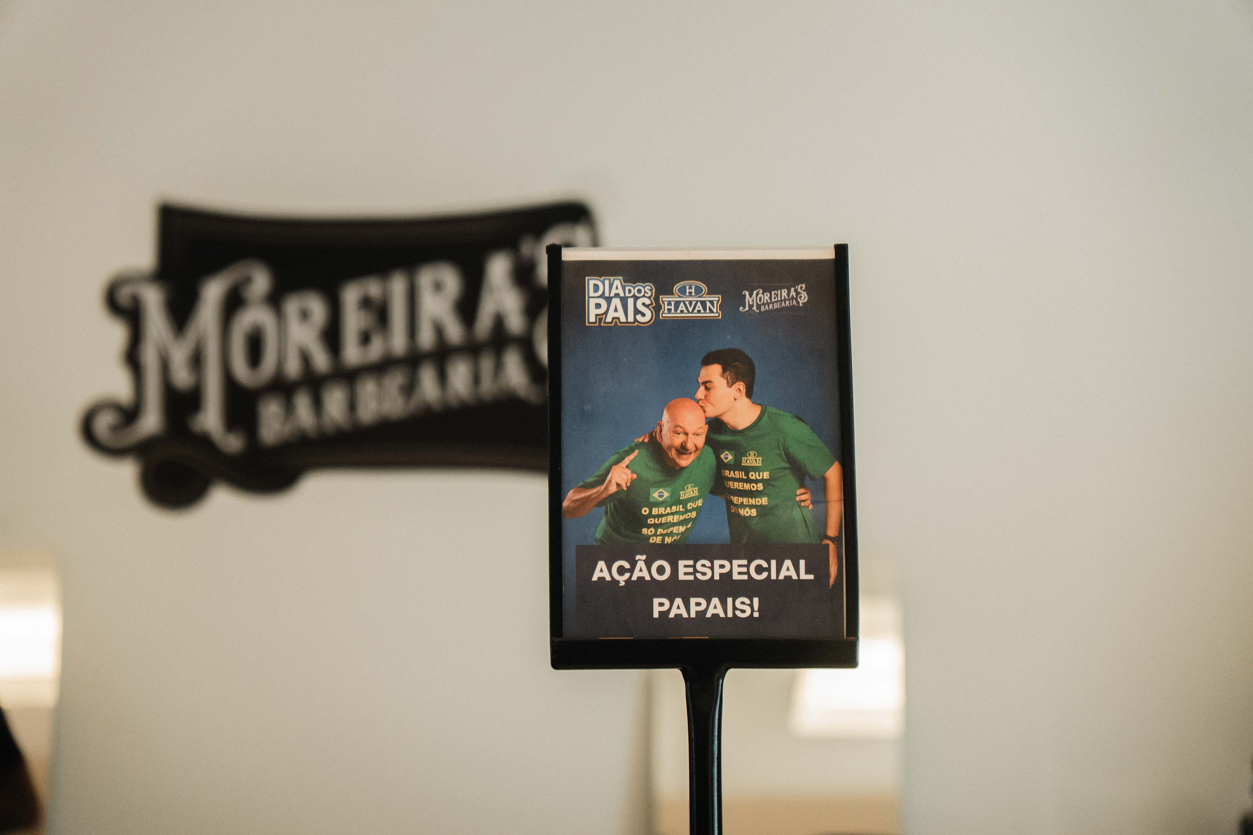 Ação Havan & Moreira’s barbearia. Agora júnior