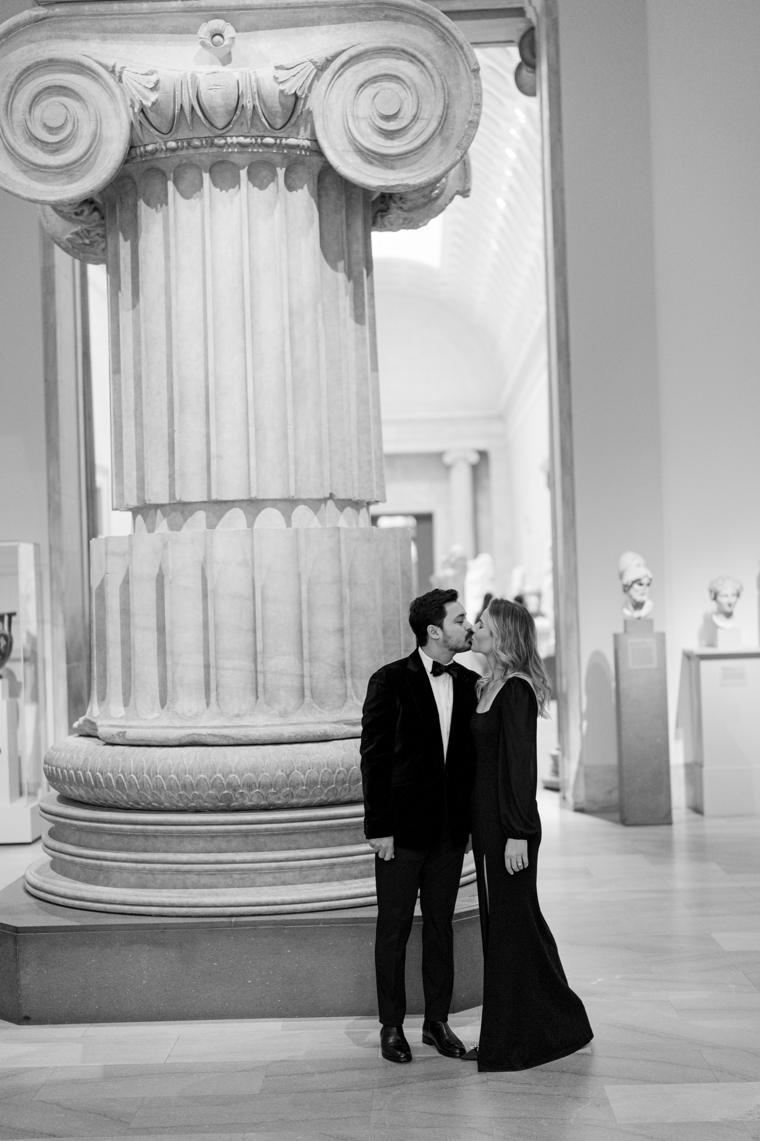Caroline and Brendan’s Museum MET and Library Engagement Shoot. Wedding photographer and videographer New York | New Jersey