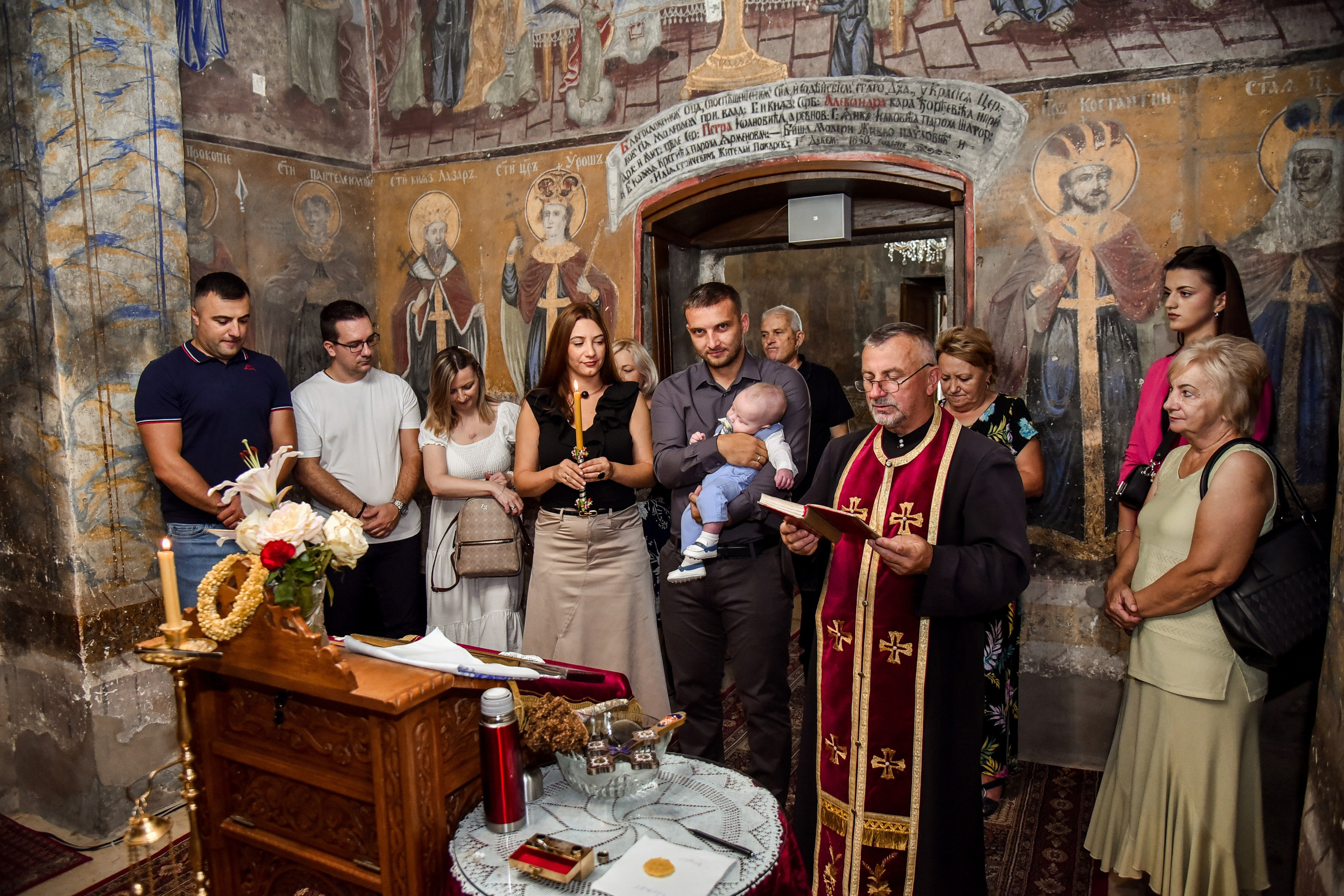 Ignjatovo krštenje. Marija Đoković, Belgrade-based family photographer