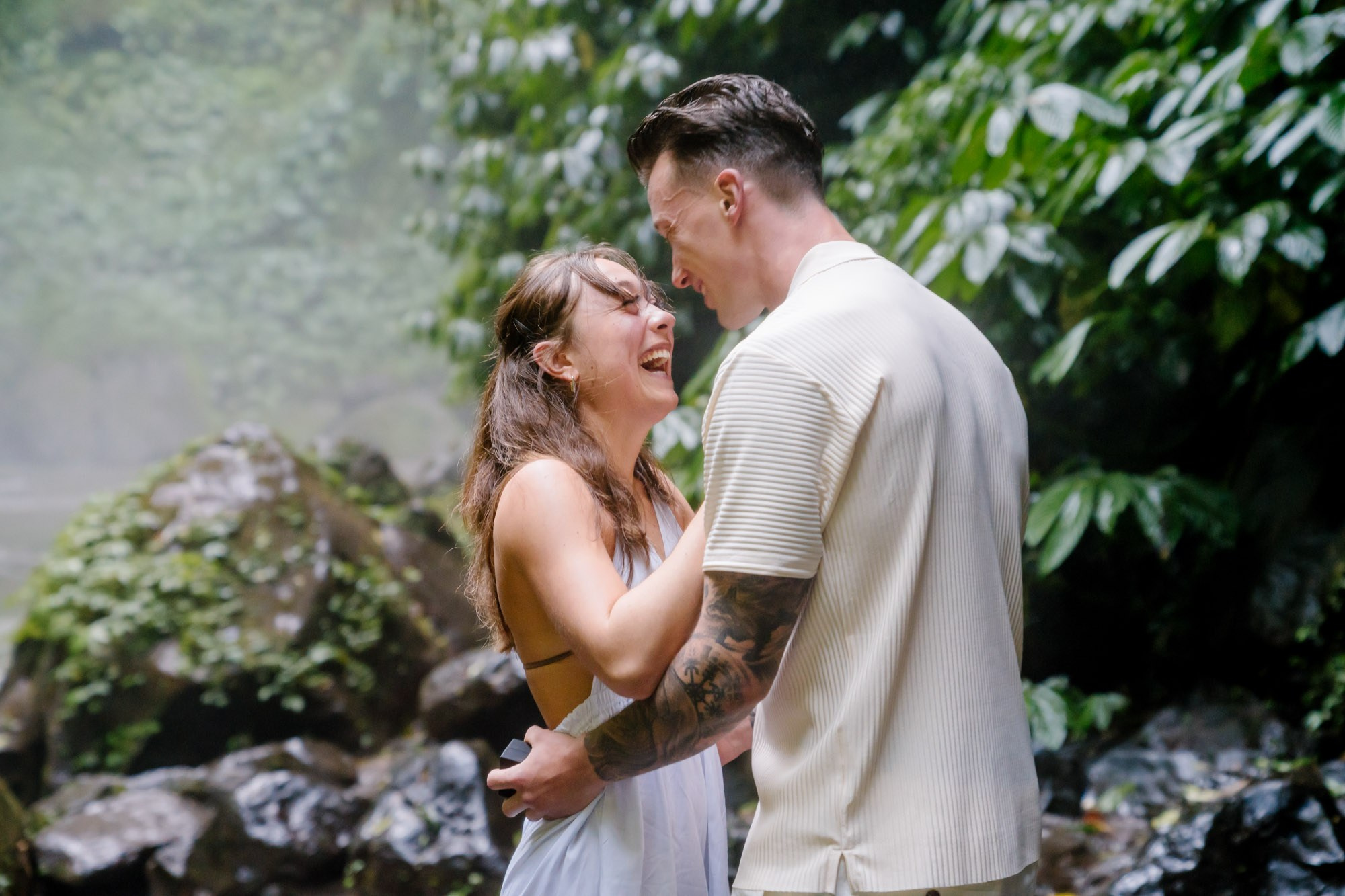 Marriage Proposal. Female Photographer in Bali