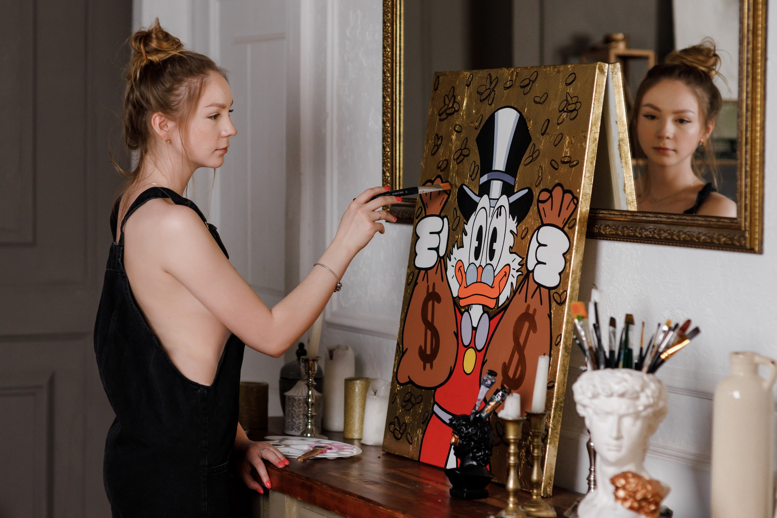 Алеся-фотосессия для художника. Фотограф Анна Кучерявая | Свадьбы и мероприятия в Дубае