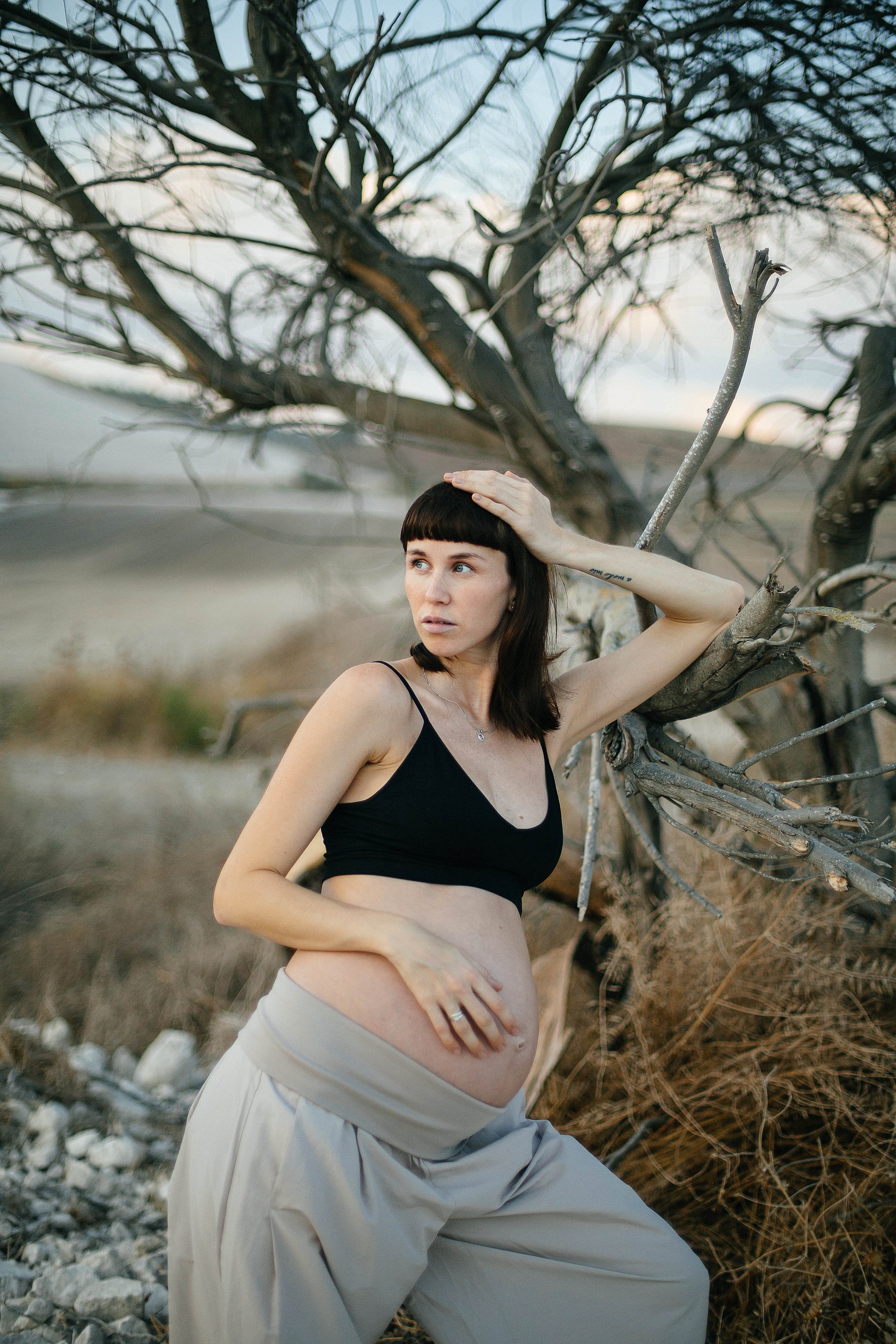 Kiryat Tivon field. Family photographer in Israel