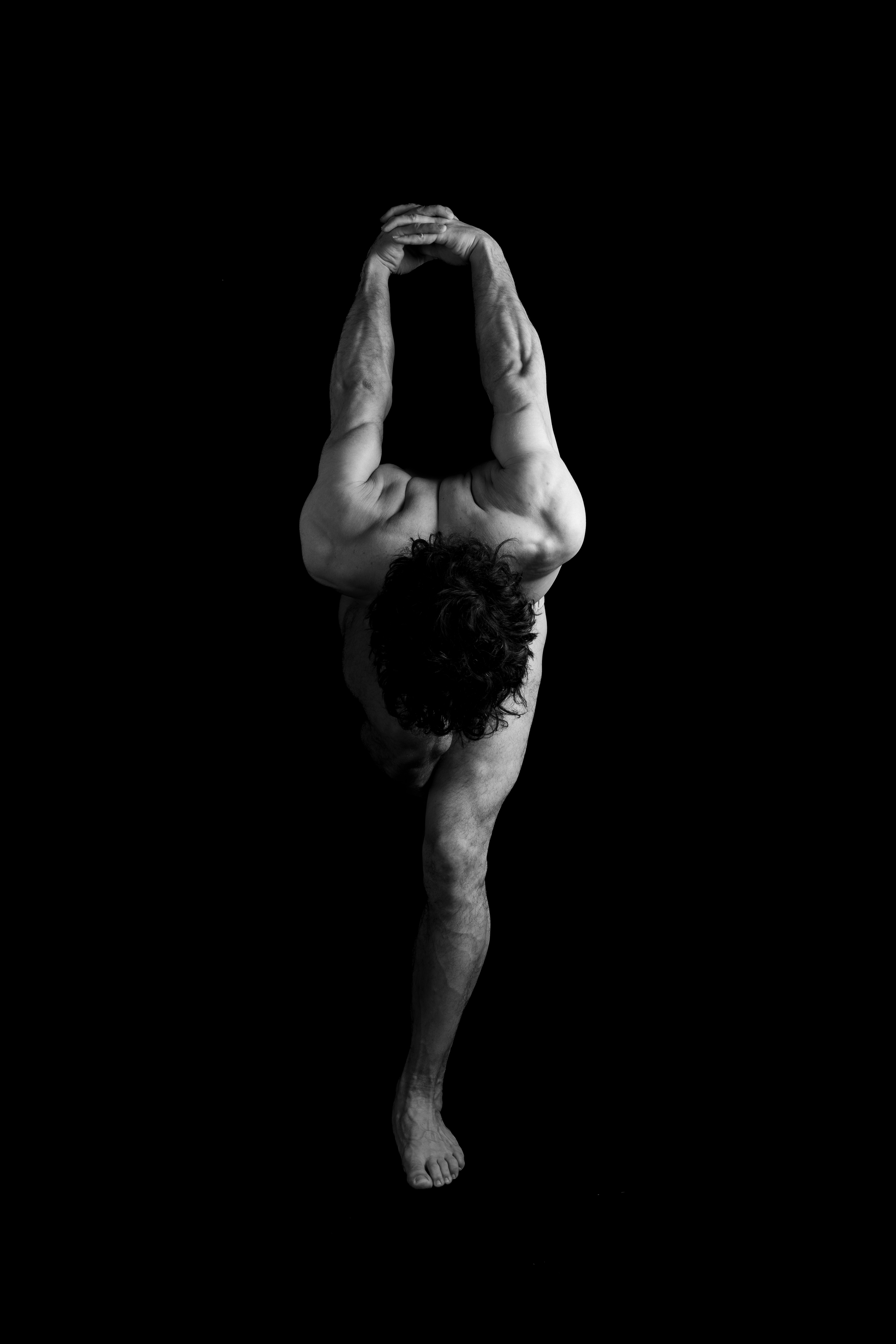 Body in Black II. Ballet and artistic photographer in Prague Francesco Sanvito