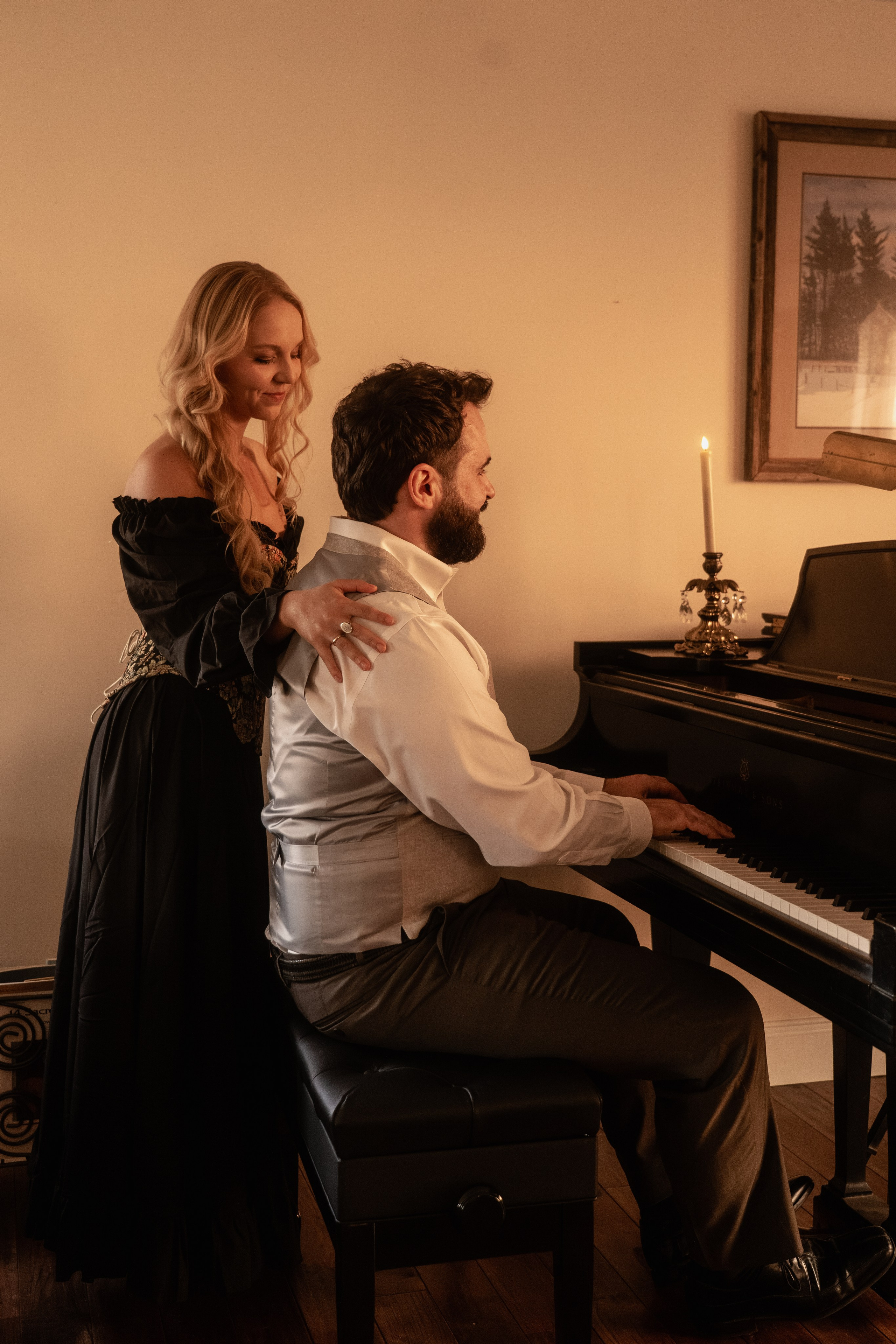 Connecticut Couple Photography — Intimate Home Session. Daria Deschain Cinematic Photography in Connecticut